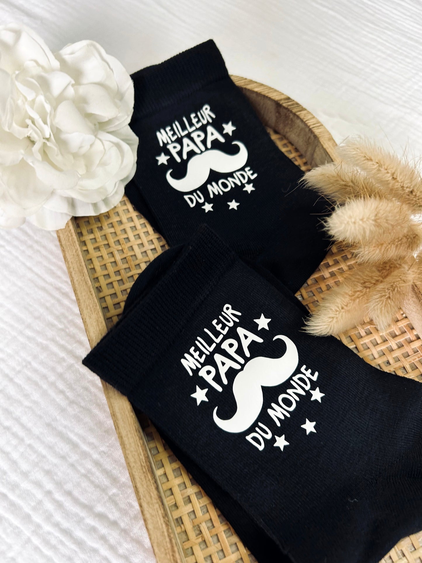 Chaussettes " SUPER PAPA " - Jusqu'au bout des orteils