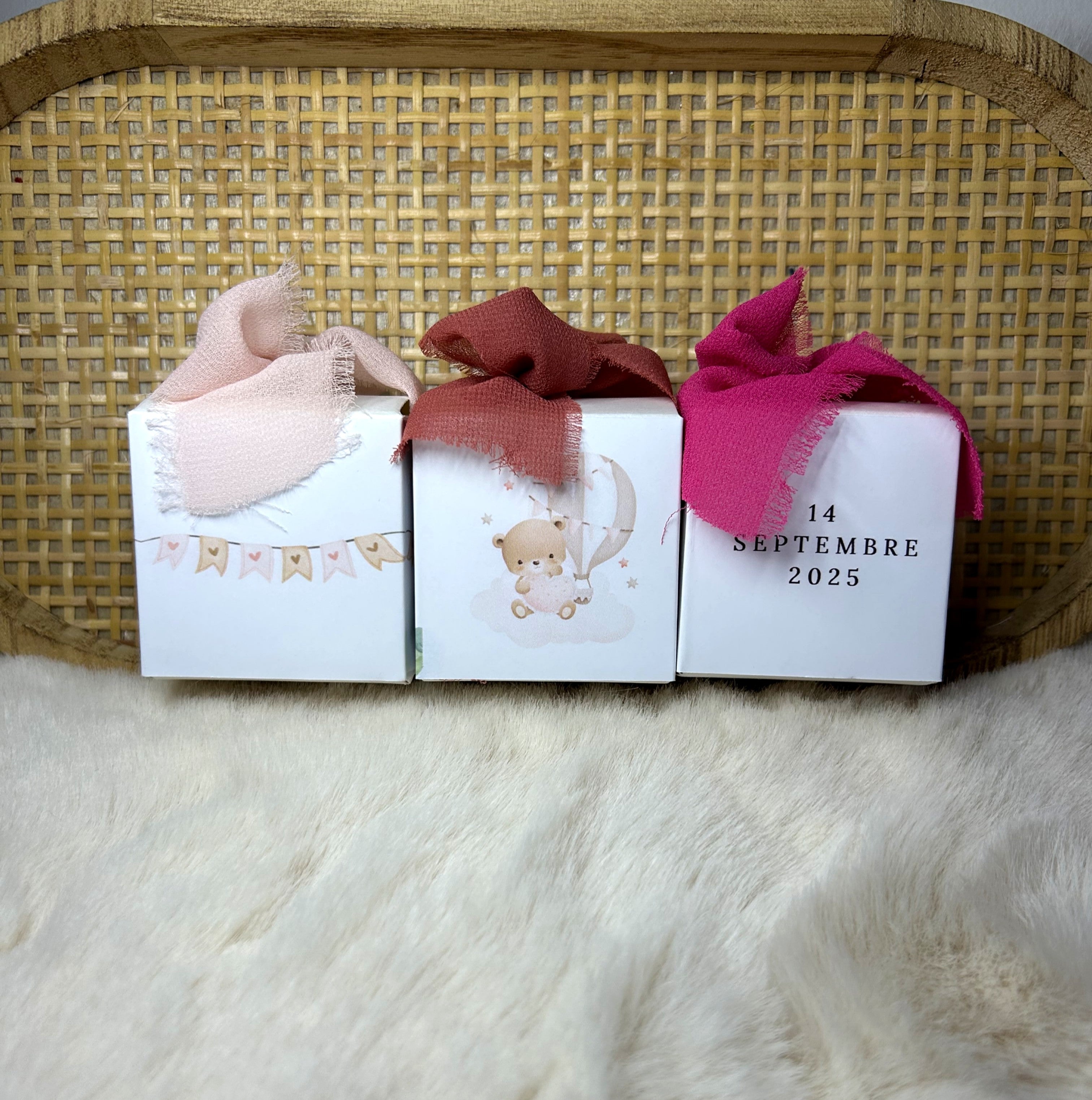 Boîte à dragées « Souvenir d’un doux baptême » - Parce que certains moments méritent d’être conservés avec tendresse.