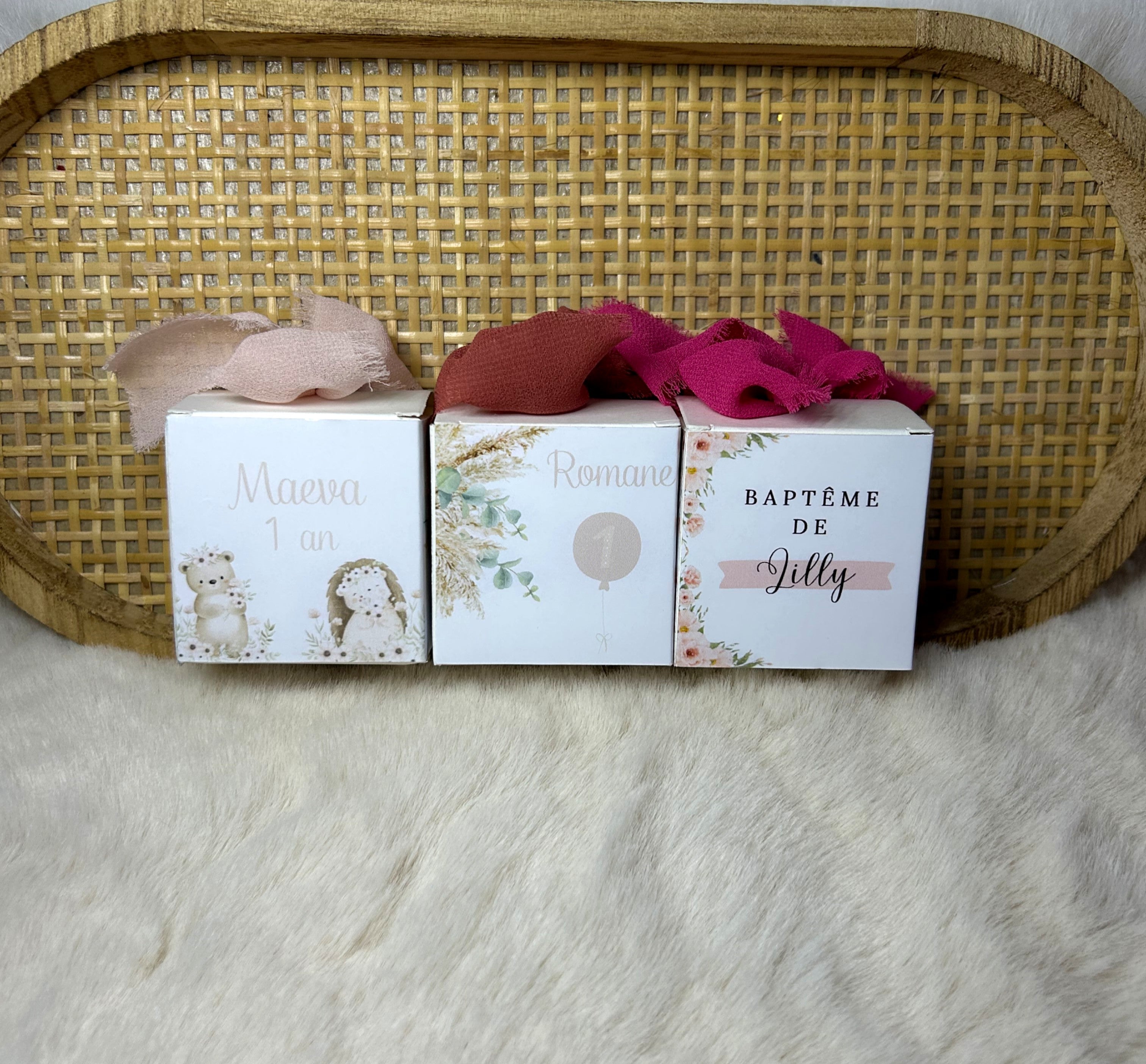 Boîte à dragées « Souvenir d’un doux baptême » - Parce que certains moments méritent d’être conservés avec tendresse.