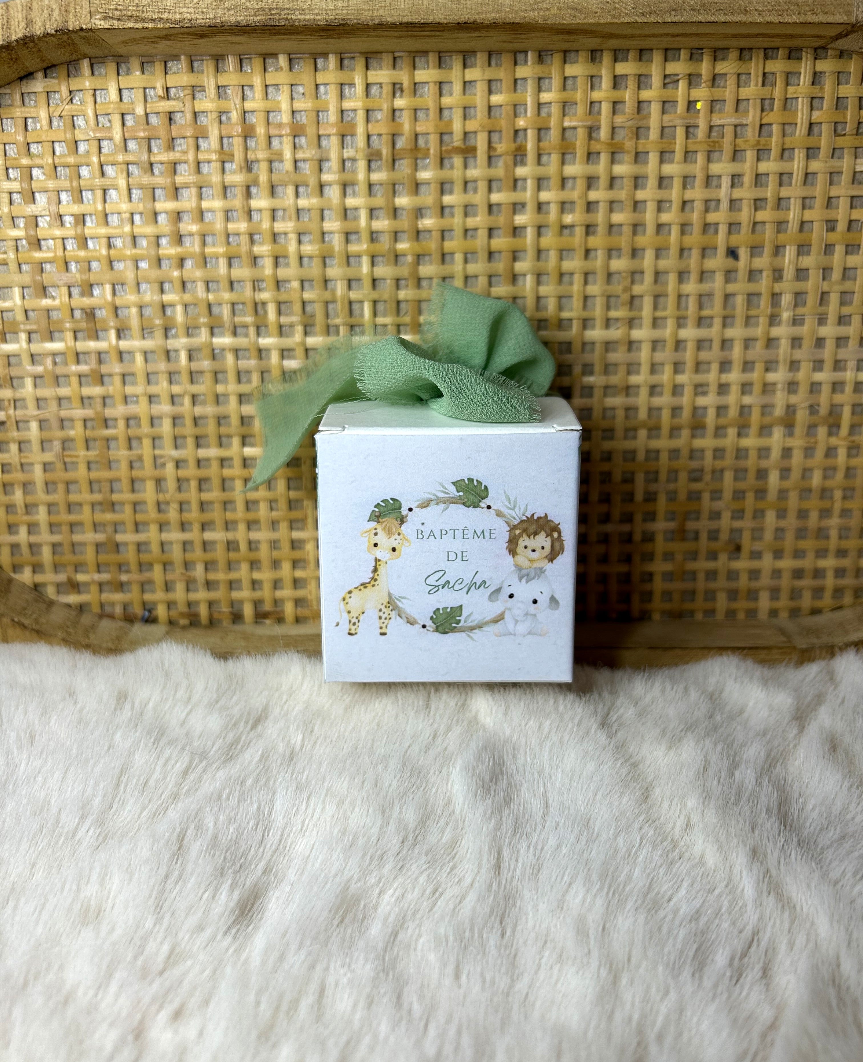 Boîte à dragées « Souvenir d’un doux baptême » - Parce que certains moments méritent d’être conservés avec tendresse.