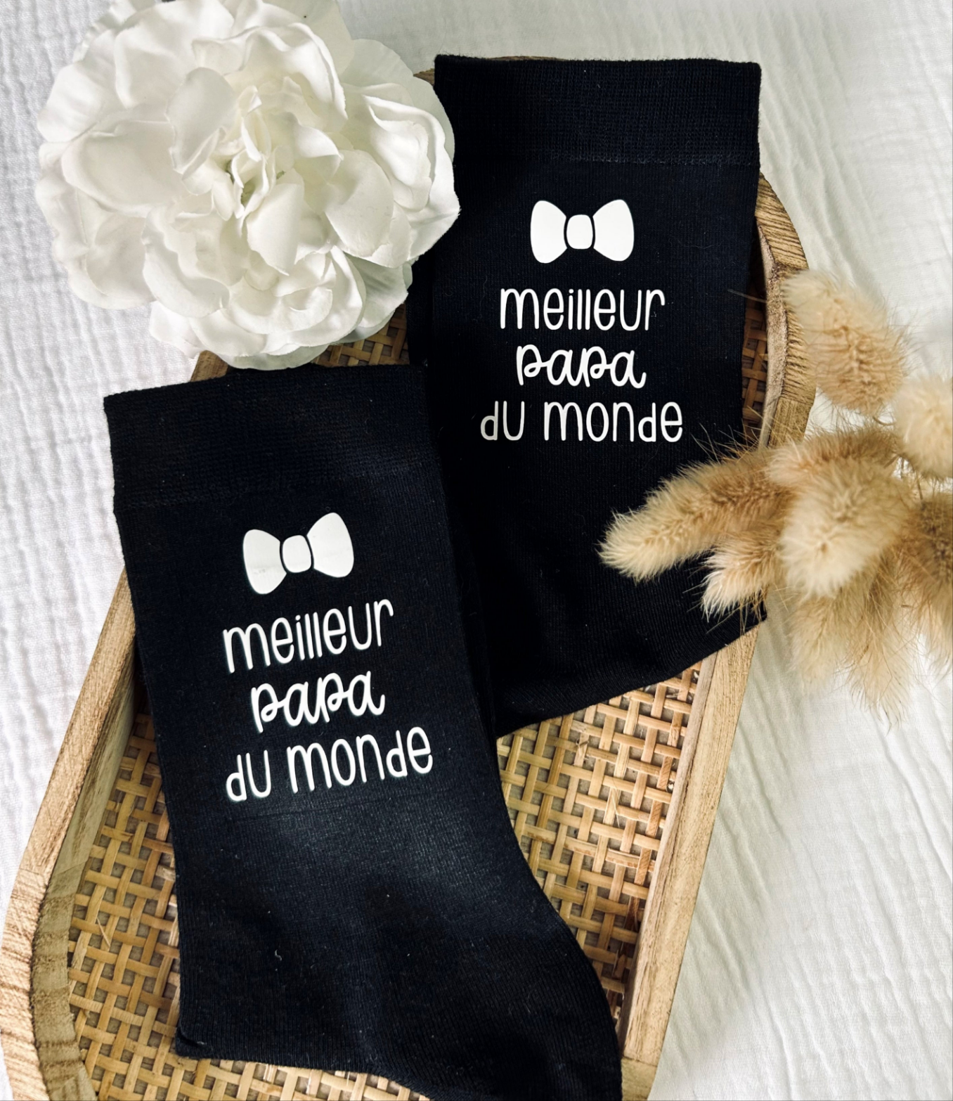 Chaussettes " SUPER PAPA " - Jusqu'au bout des orteils