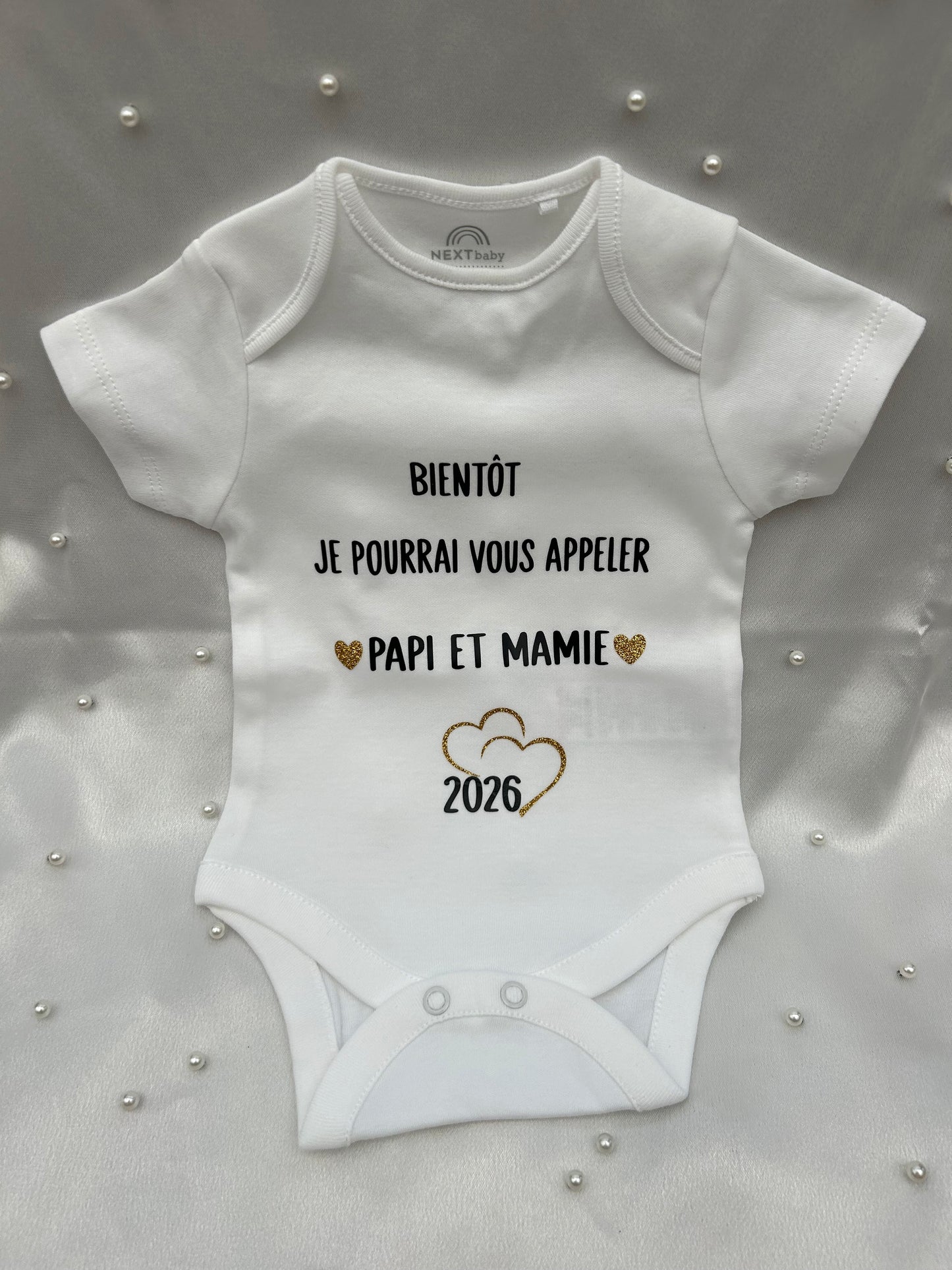 Body annonce grossesse - Quand bébé à tant à dire