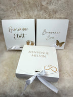 Coffret naissance « Mon cocon précieux » - Les essentiels réunis dans un coffret rempli de douceur et d’amour.