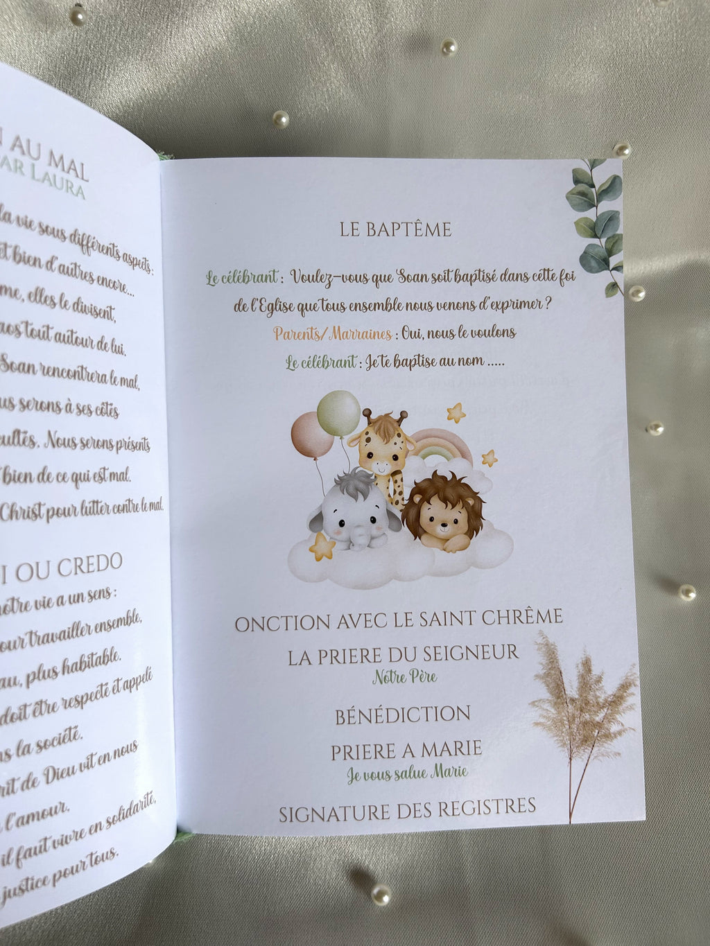 Livret de cérémonie « Balade Champêtre » - Une page après l'autre, l'histoire d'un moment précieux