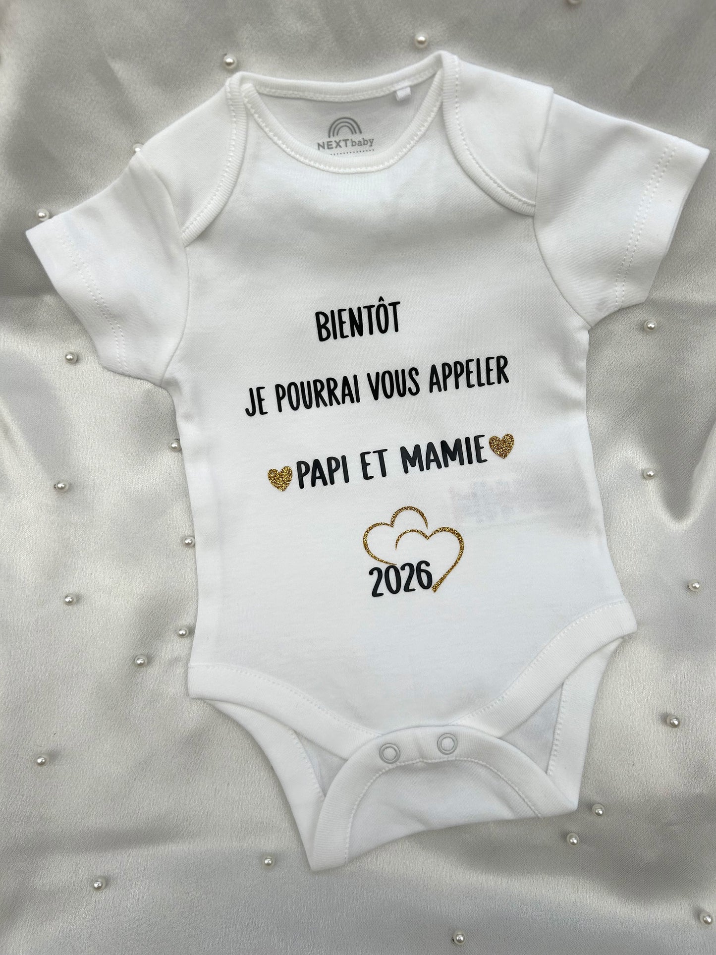 Body annonce grossesse - Quand bébé à tant à dire