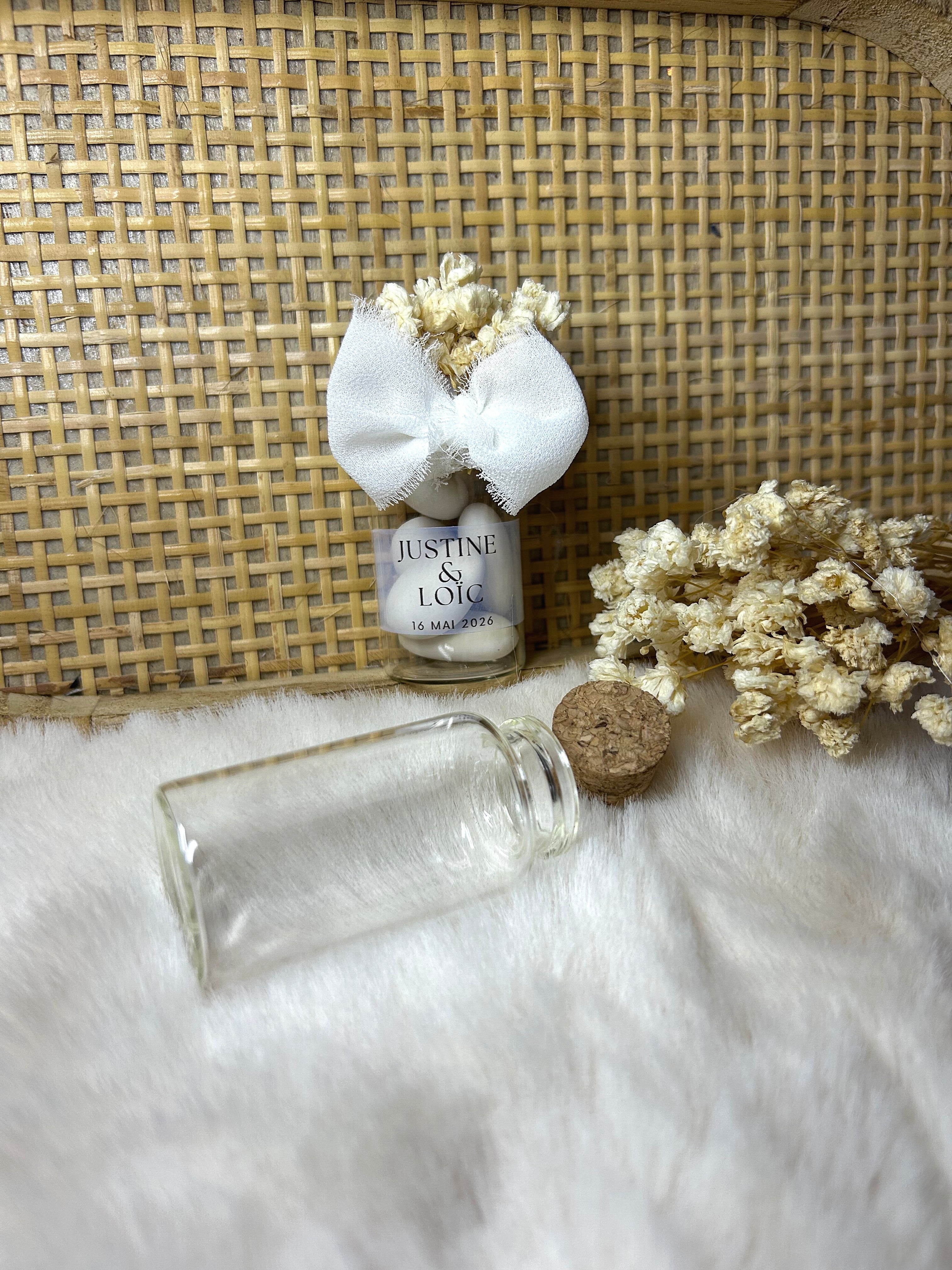 Fiole " Doux présent " - Quelques douceurs, pour un moment à garder précieusement.