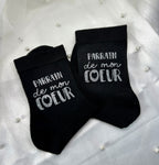 Chaussettes " Super Parrain" - Un détail à enfiler pour un rôle à vie.