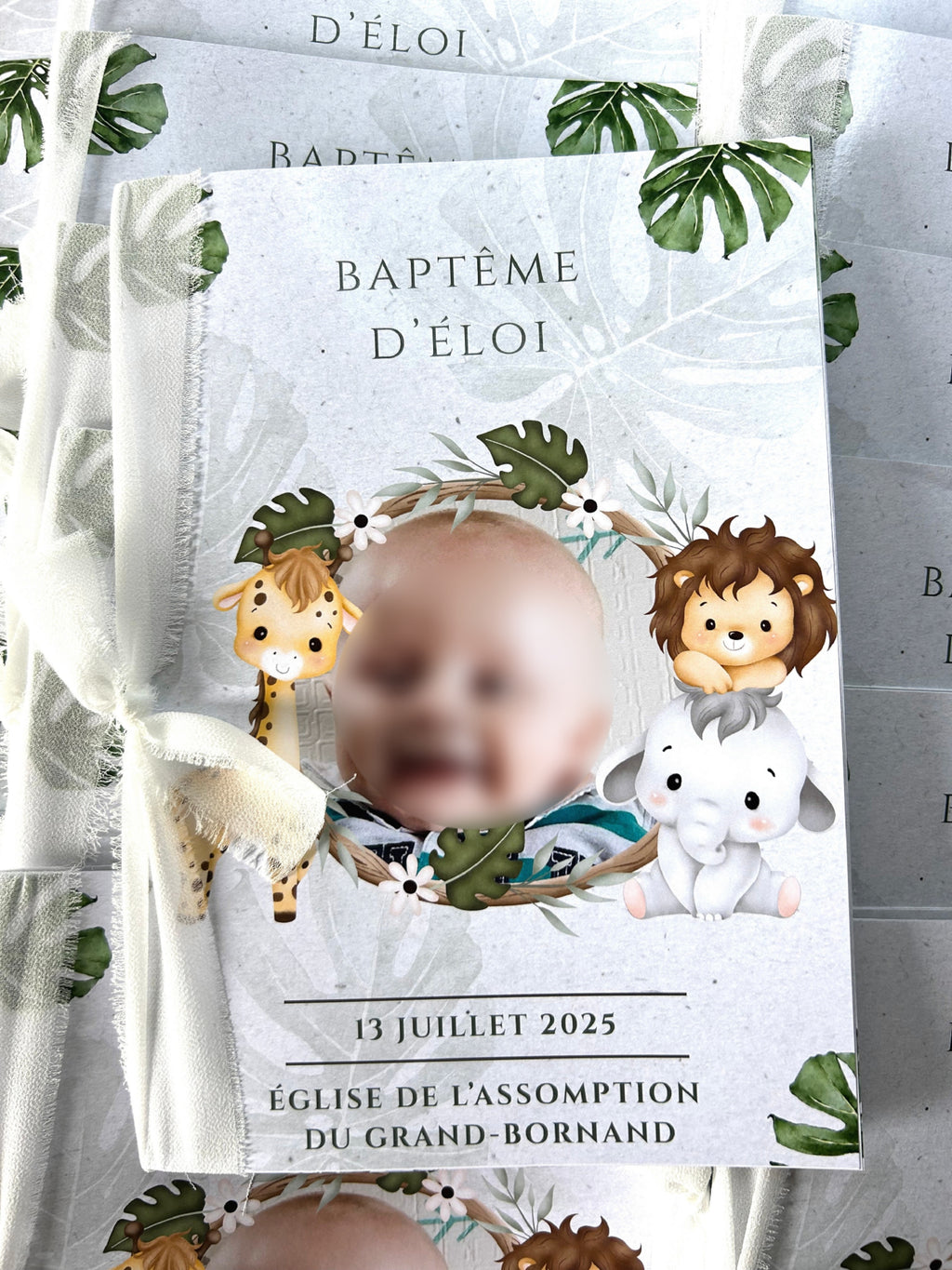 Livret de cérémonie " Eveil sauvage " - Un doux souffle d'aventure pour un moment sacré.