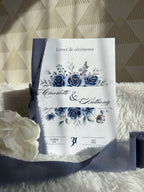 Livret de cérémonie « Bleu de promesse » - Les mots d’un engagement, posés avec douceur au fil de la cérémonie