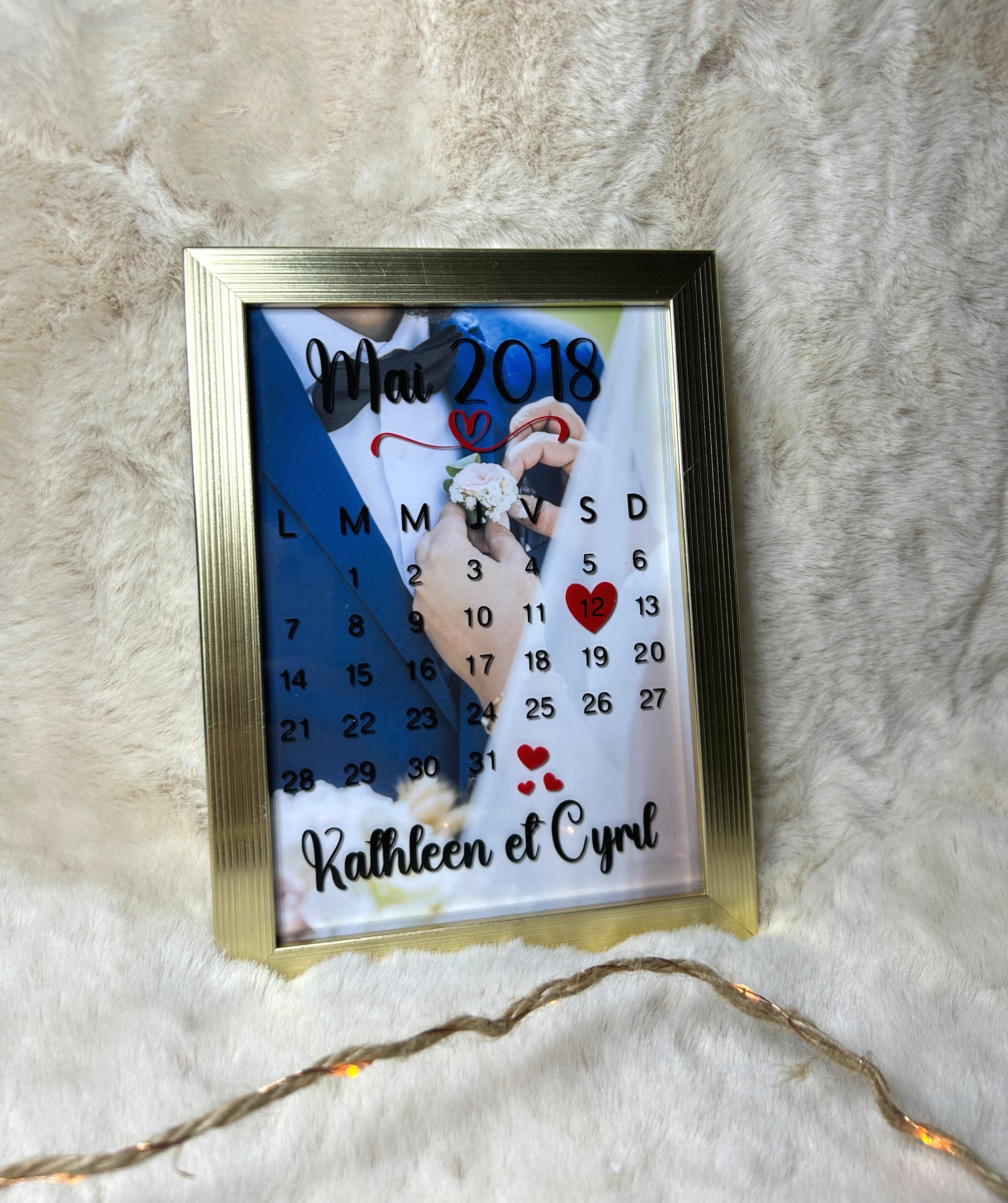 Cadre « Souvenir encadré » - Parce que certains jours méritent d’être gardés près de soi.