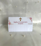 Sac à confiseries « Célébration Florale » - Un écrin fleuri pour vos douceurs de baptême. »