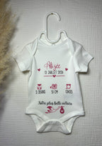 Body « Naissance » - Un petit souvenir personnalisé pour célébrer les tout premiers instants de bébé.