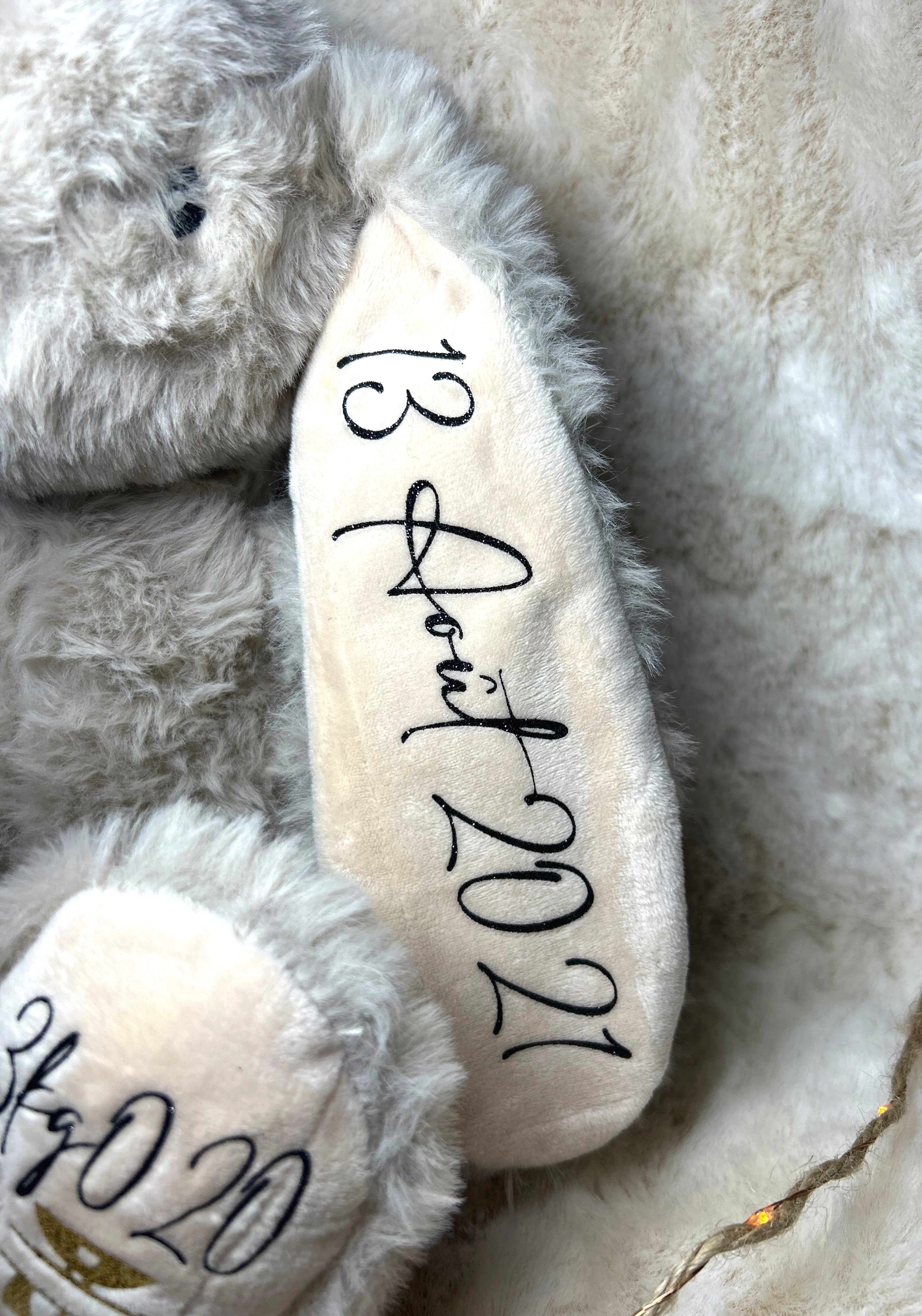Peluche naissance « Mon premier lapin »