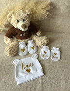 Trio naissance « Mon premier cocon » - Tout ce qu’il faut pour envelopper bébé de tendresse dès ses débuts.