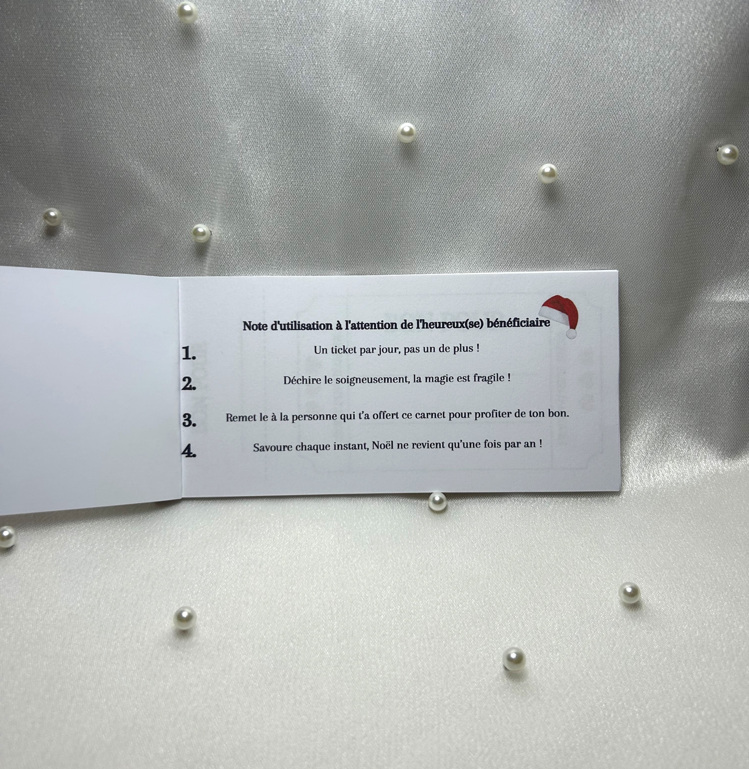 Carnet de bons de l’avent - Un carnet pour patienter jusqu’à Noël, sans jamais perdre la magie.