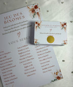 Jeu des binômes « Éclat Terracotta » - Faites voyager vos invités dans un jeu de rencontres et de sourires.