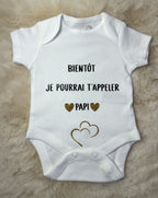 Body « Bientôt je pourrai t'appeler mamie/papi »