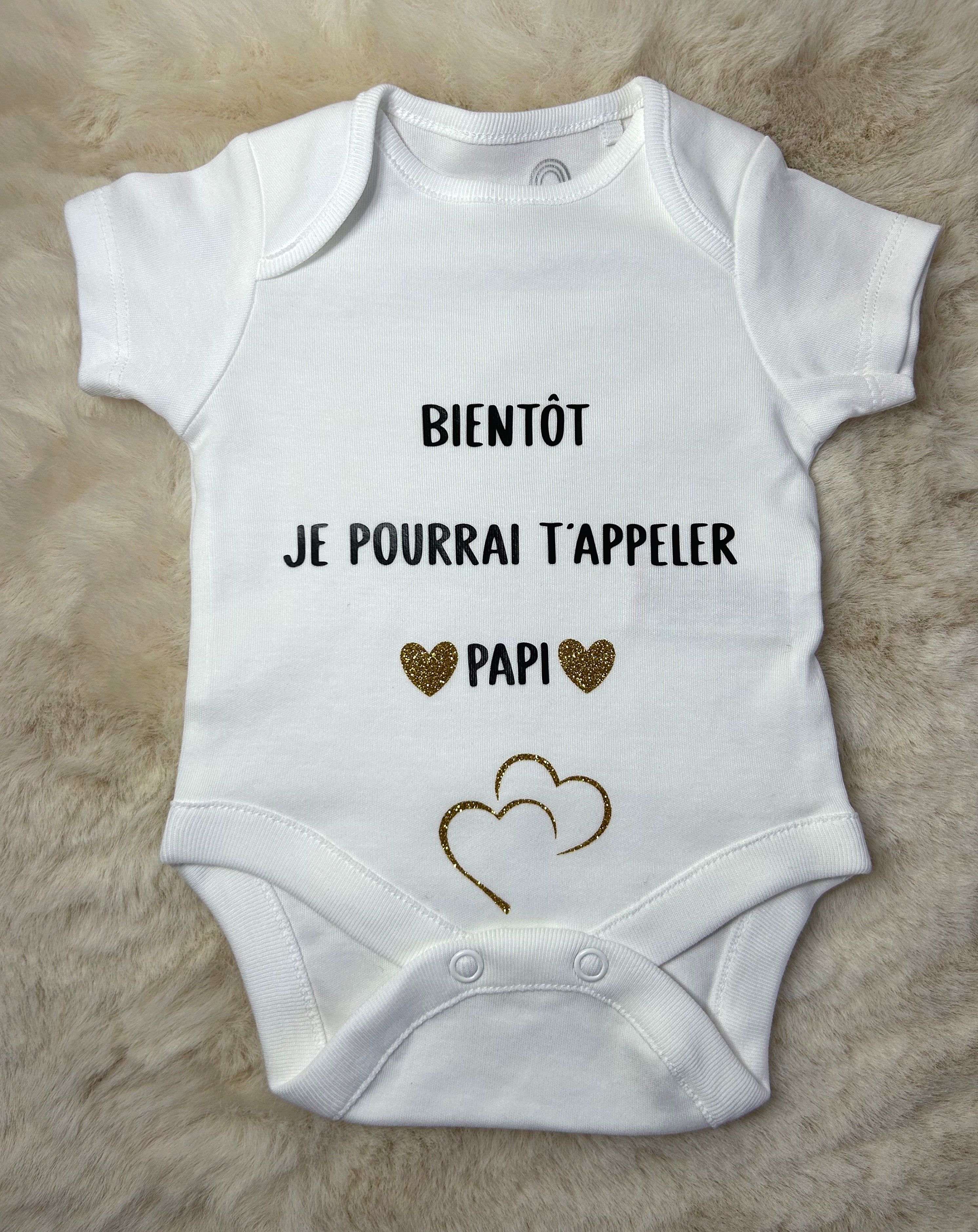 Body « Bientôt je pourrai t'appeler mamie/papi »