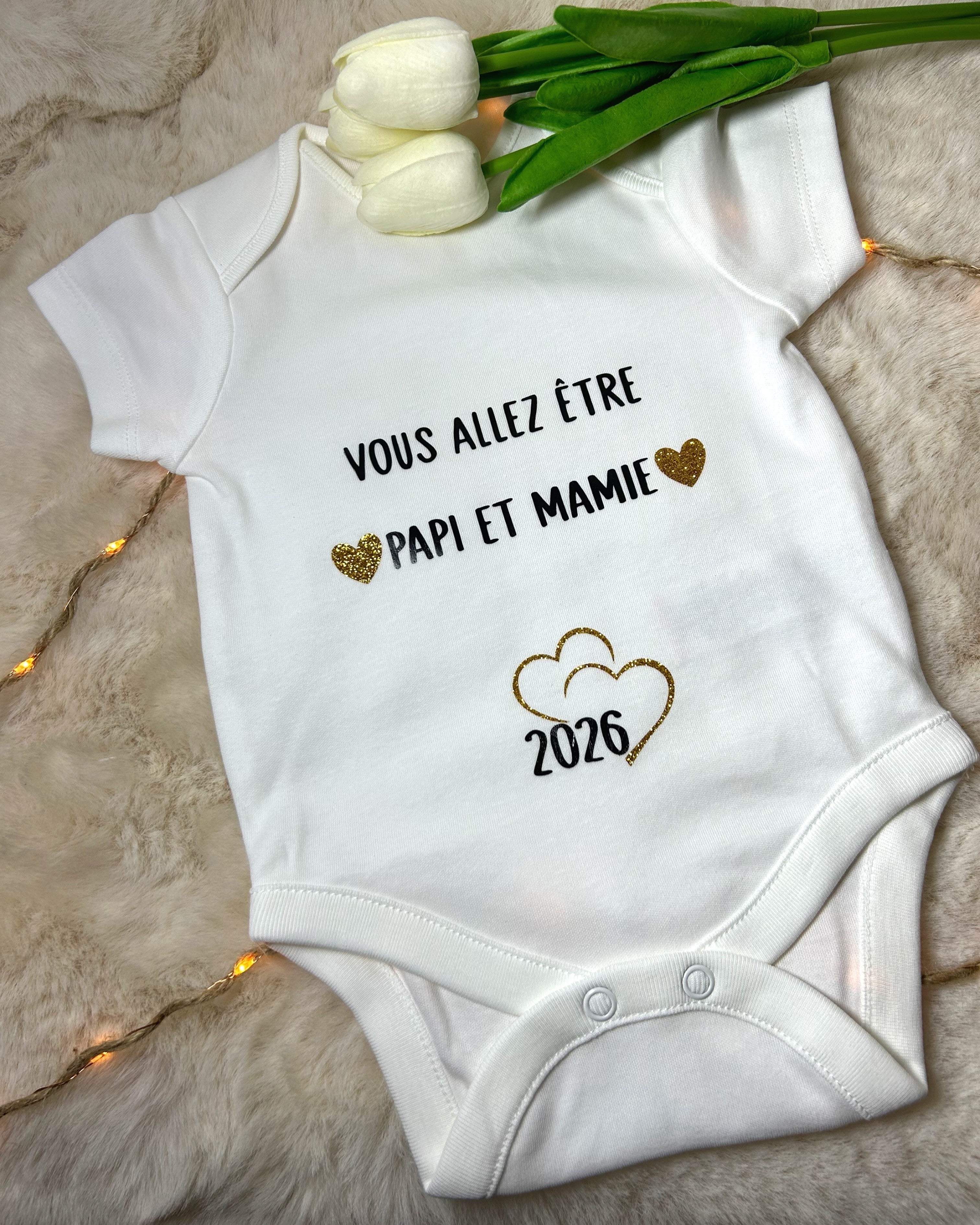 Body « Vous allez être papi et mamie - 2026 »