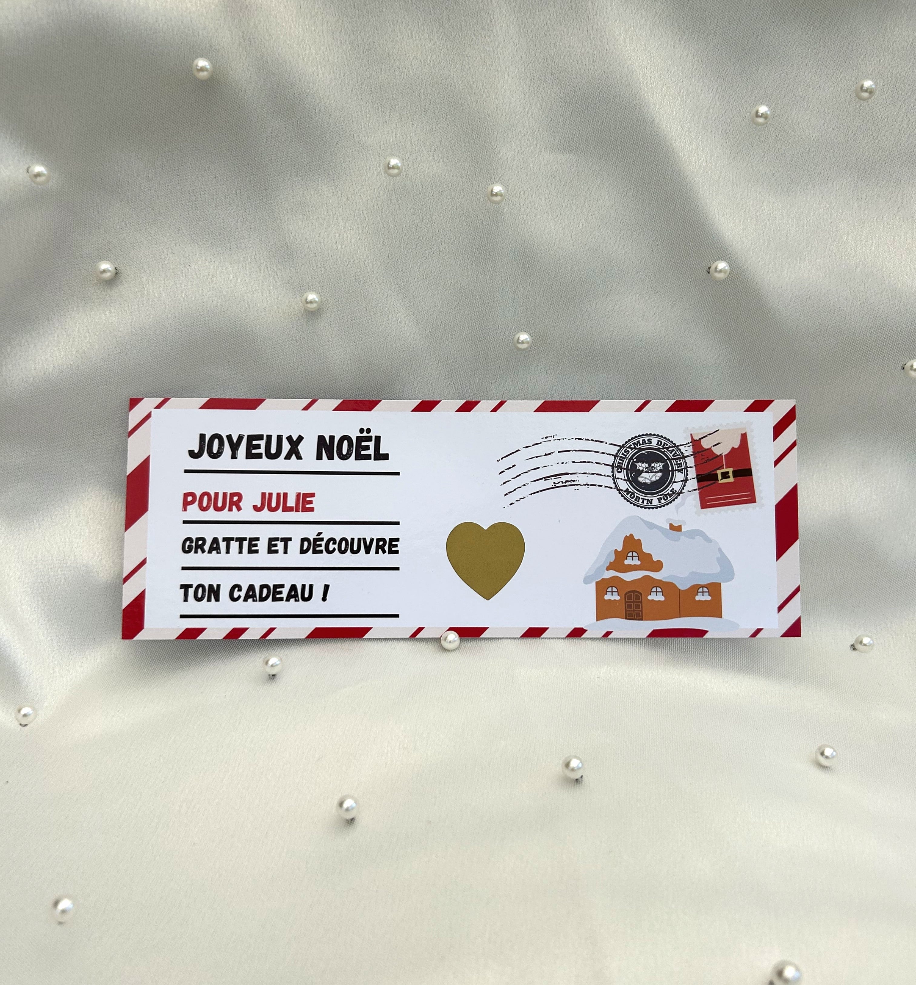 Cartes à gratter spécial Noël