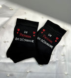 Chaussettes " Super Parrain" - Un détail à enfiler pour un rôle à vie.