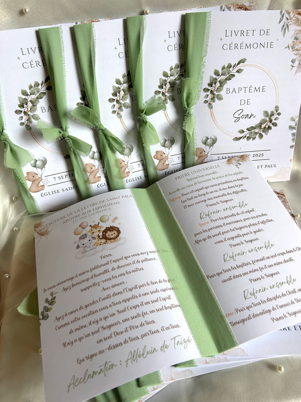 Livret de cérémonie « Balade Champêtre » - Une page après l'autre, l'histoire d'un moment précieux