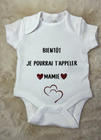 Body « Bientôt je pourrai t'appeler mamie/papi »