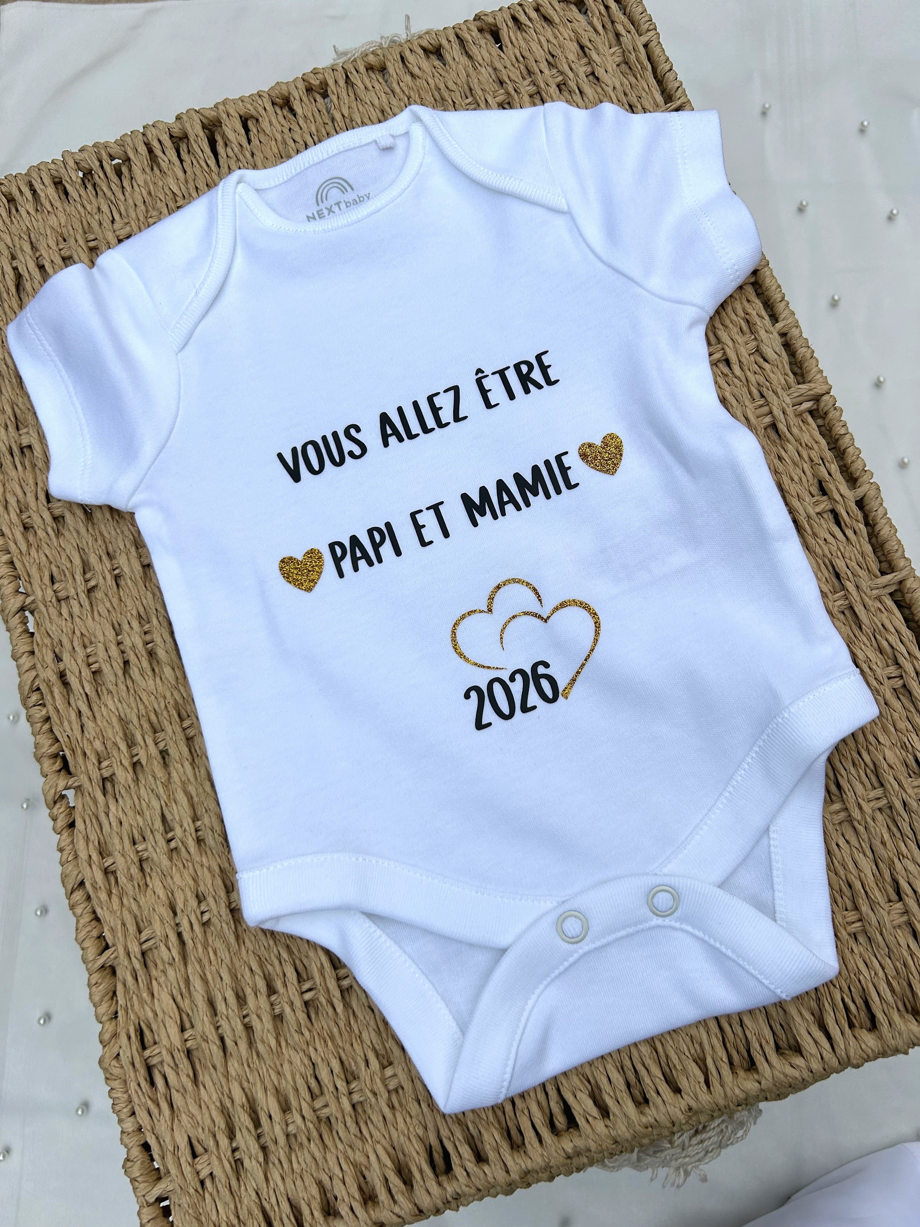 Body « Vous allez être papi et mamie - 2026 »