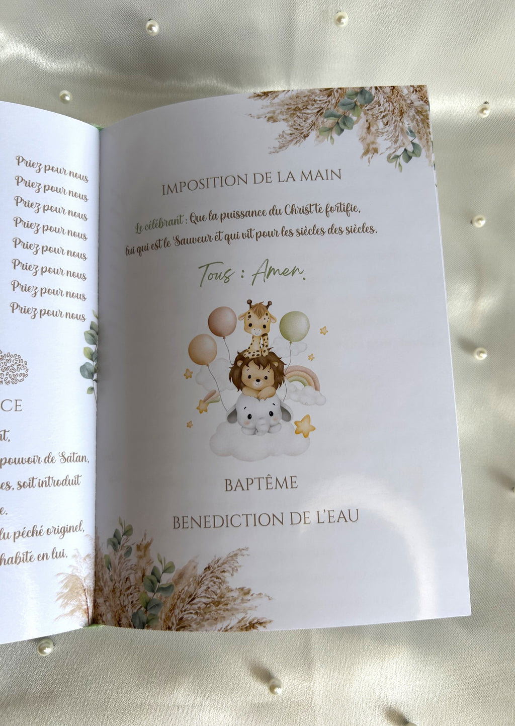 Livret de cérémonie « Balade Champêtre » - Une page après l'autre, l'histoire d'un moment précieux