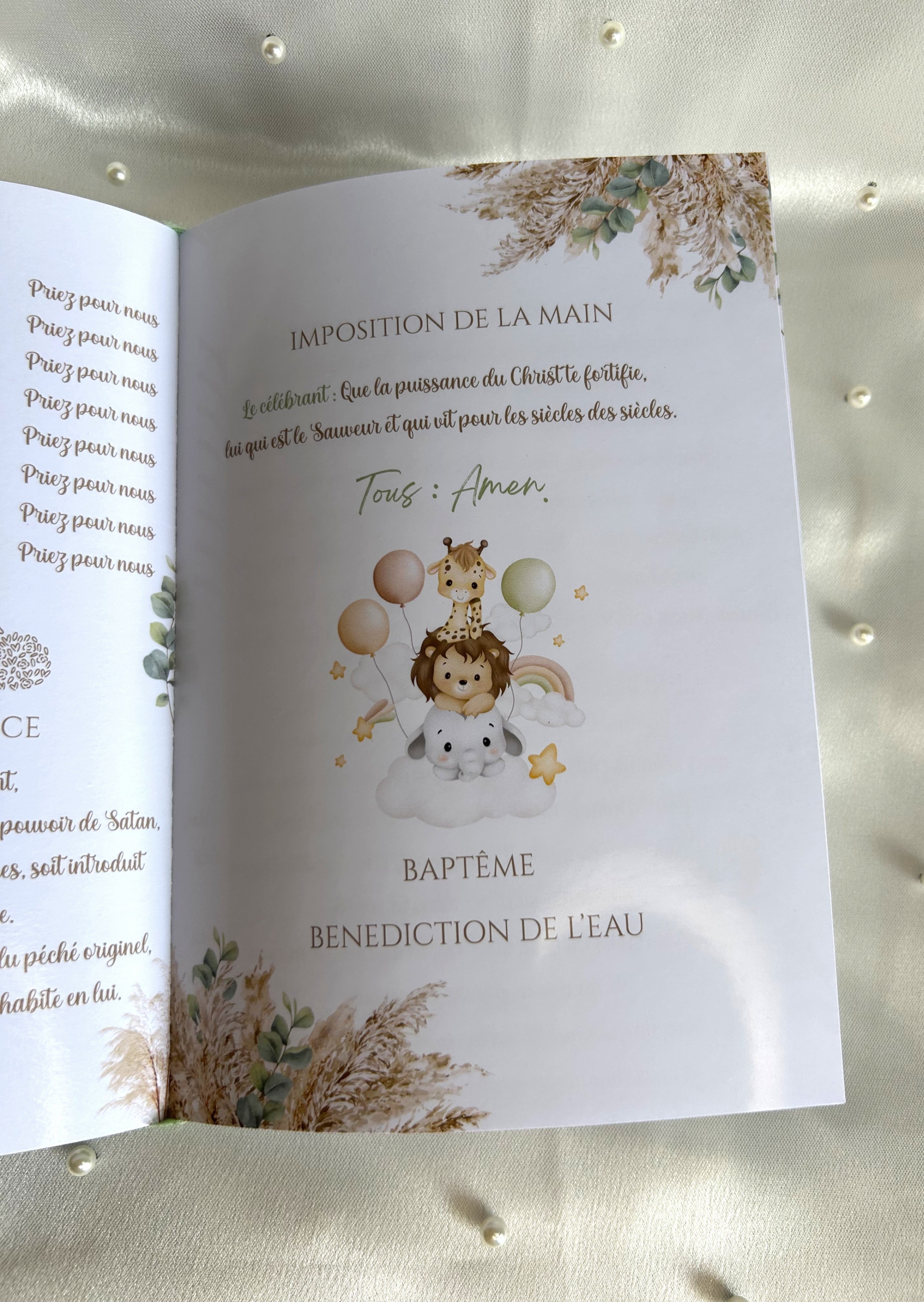 Livret de cérémonie « Balade Champêtre » - Une page après l'autre, l'histoire d'un moment précieux