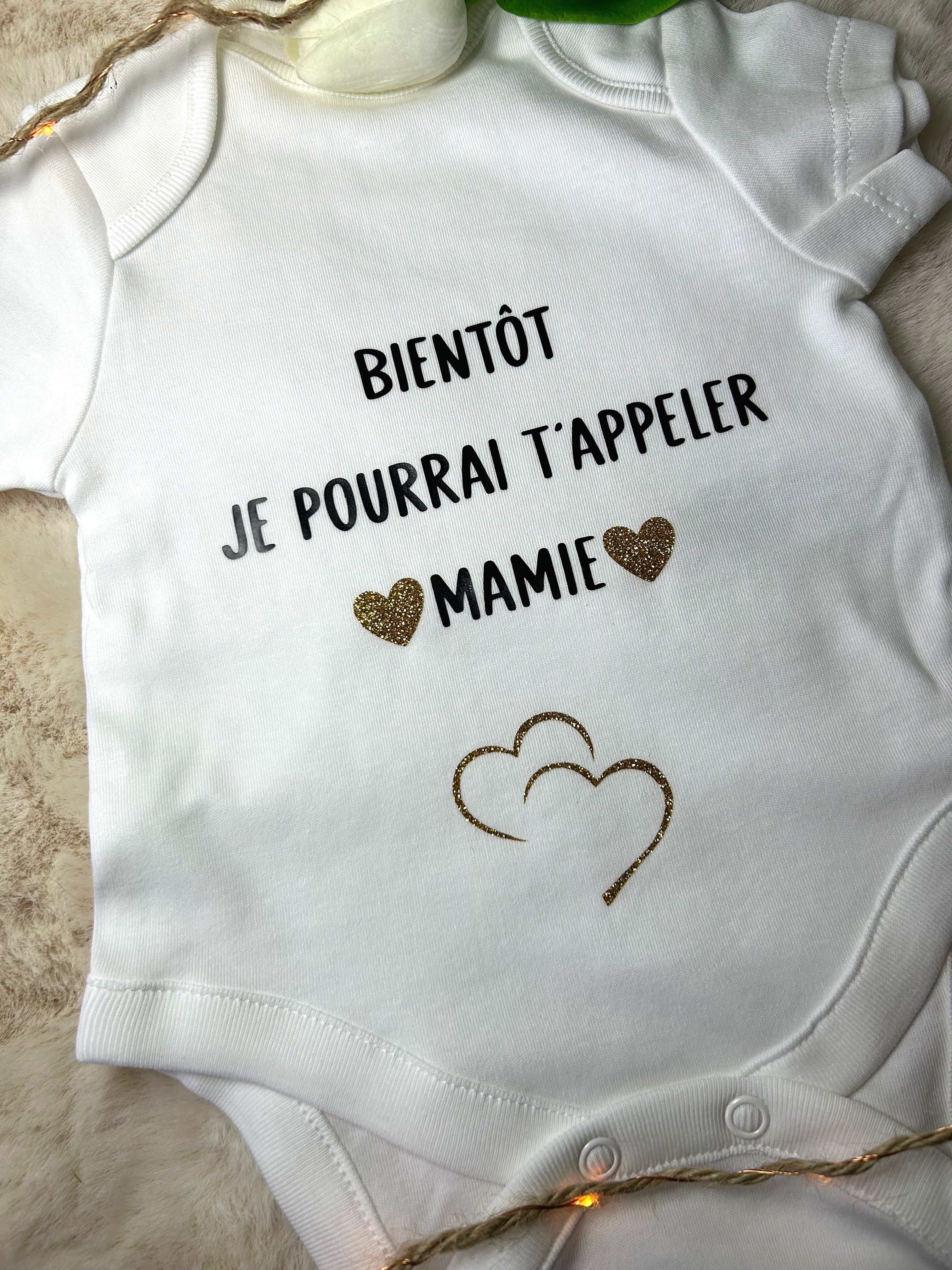 Body « Bientôt je pourrai t'appeler mamie/papi »