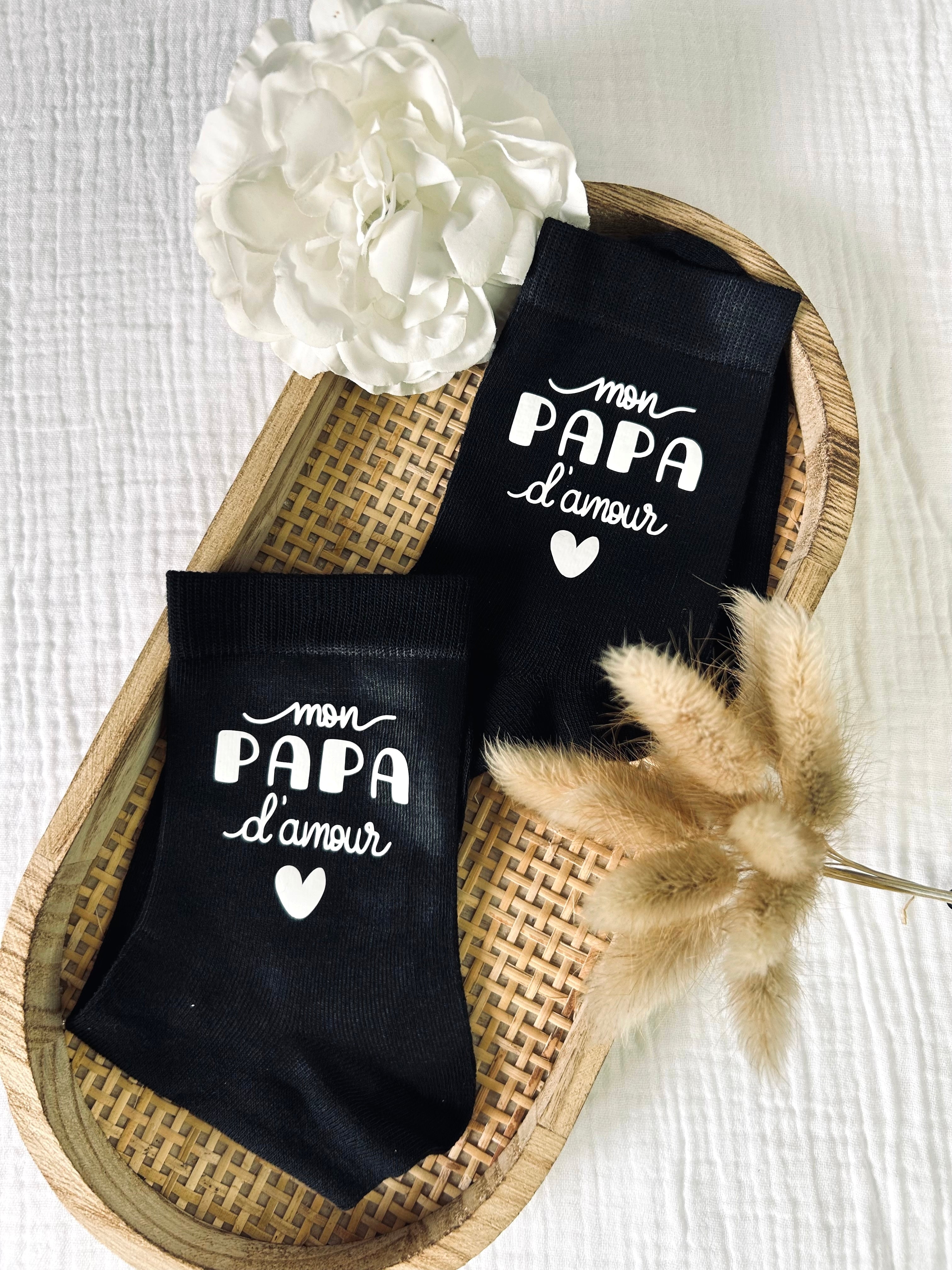 Chaussettes " SUPER PAPA " - Jusqu'au bout des orteils
