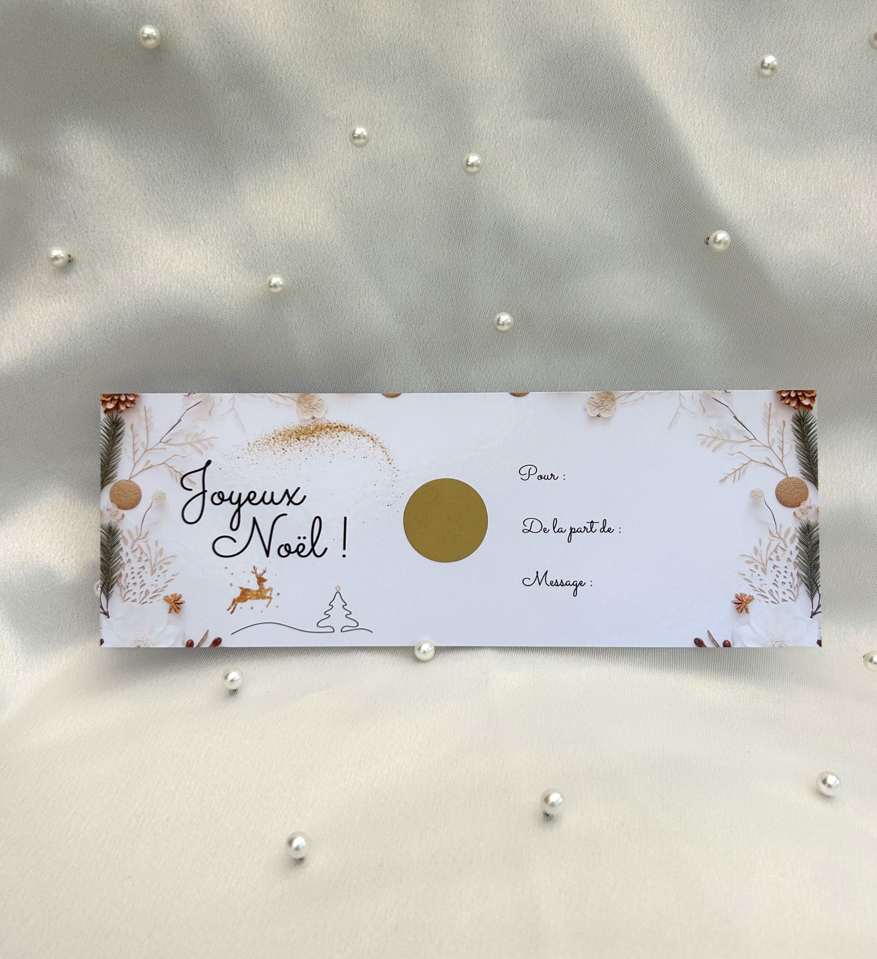 Cartes à gratter spécial Noël