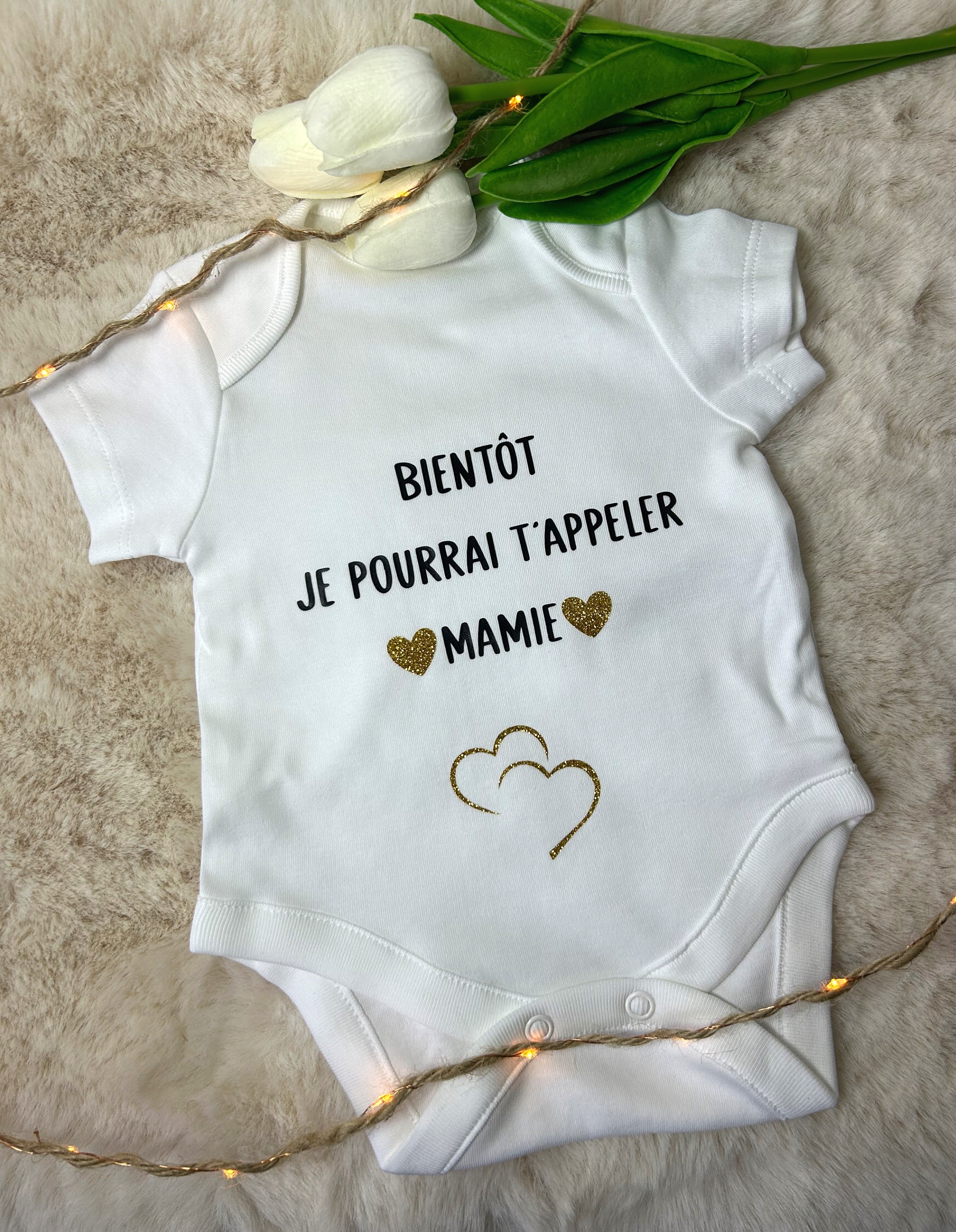 Body « Bientôt je pourrai t'appeler mamie/papi »