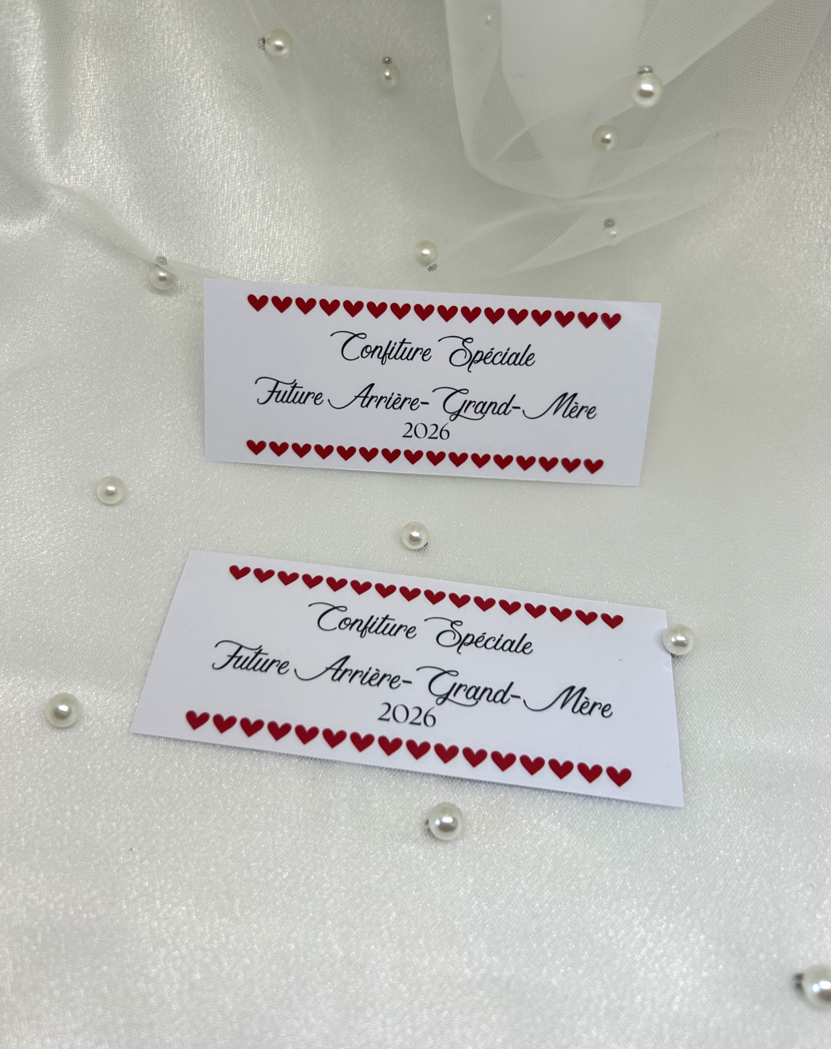 Etiquette « Confiture Spéciale » - Quand un simple pot devient le messager d'une grande nouvelle