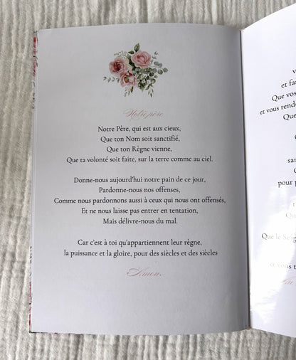 Livret de cérémonie " Bouquet de souvenirs " - Quand les mots s'habillent de soie et de tendresse.