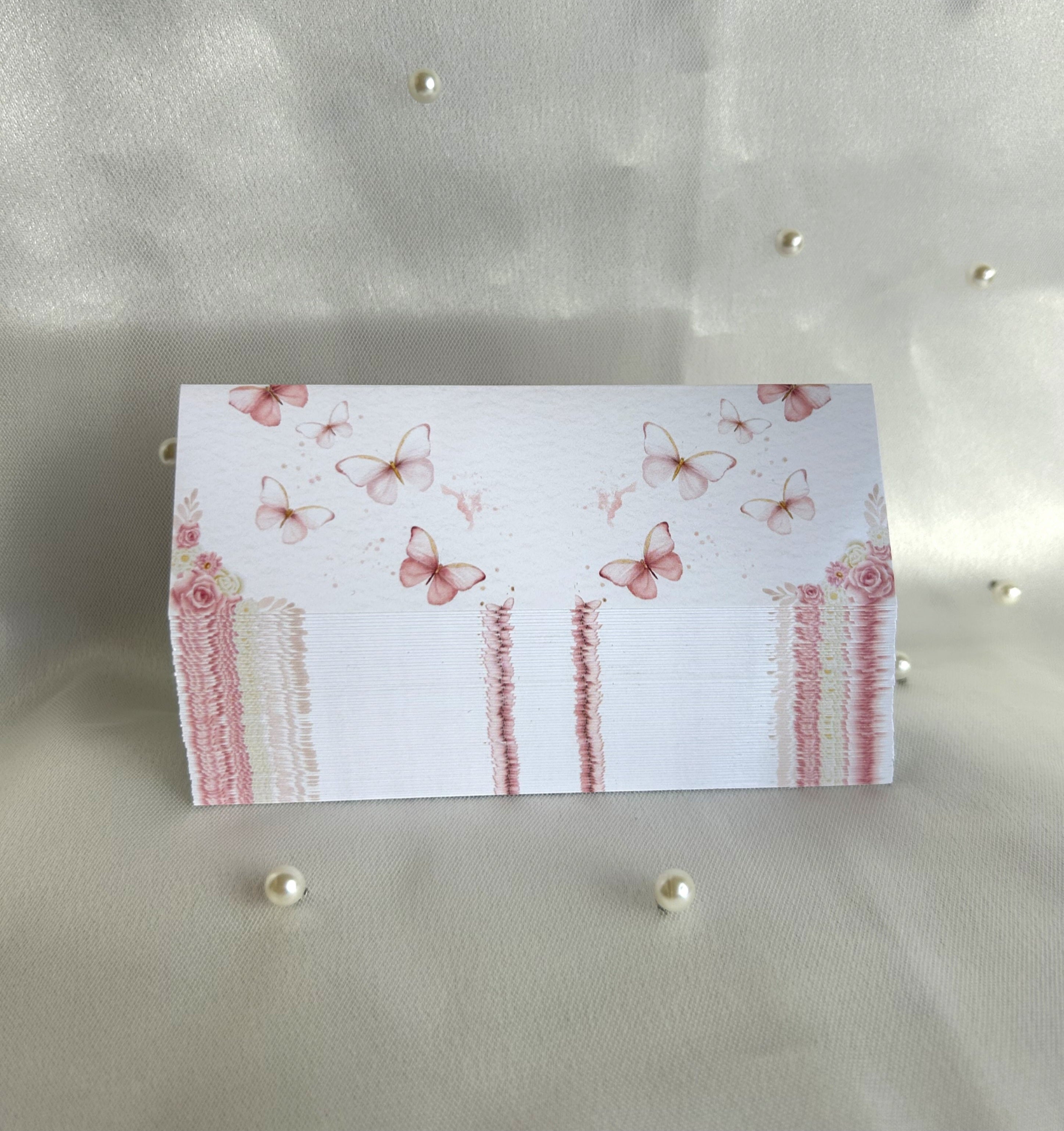 Sac à confiseries « Célébration Florale » - Un écrin fleuri pour vos douceurs de baptême. »