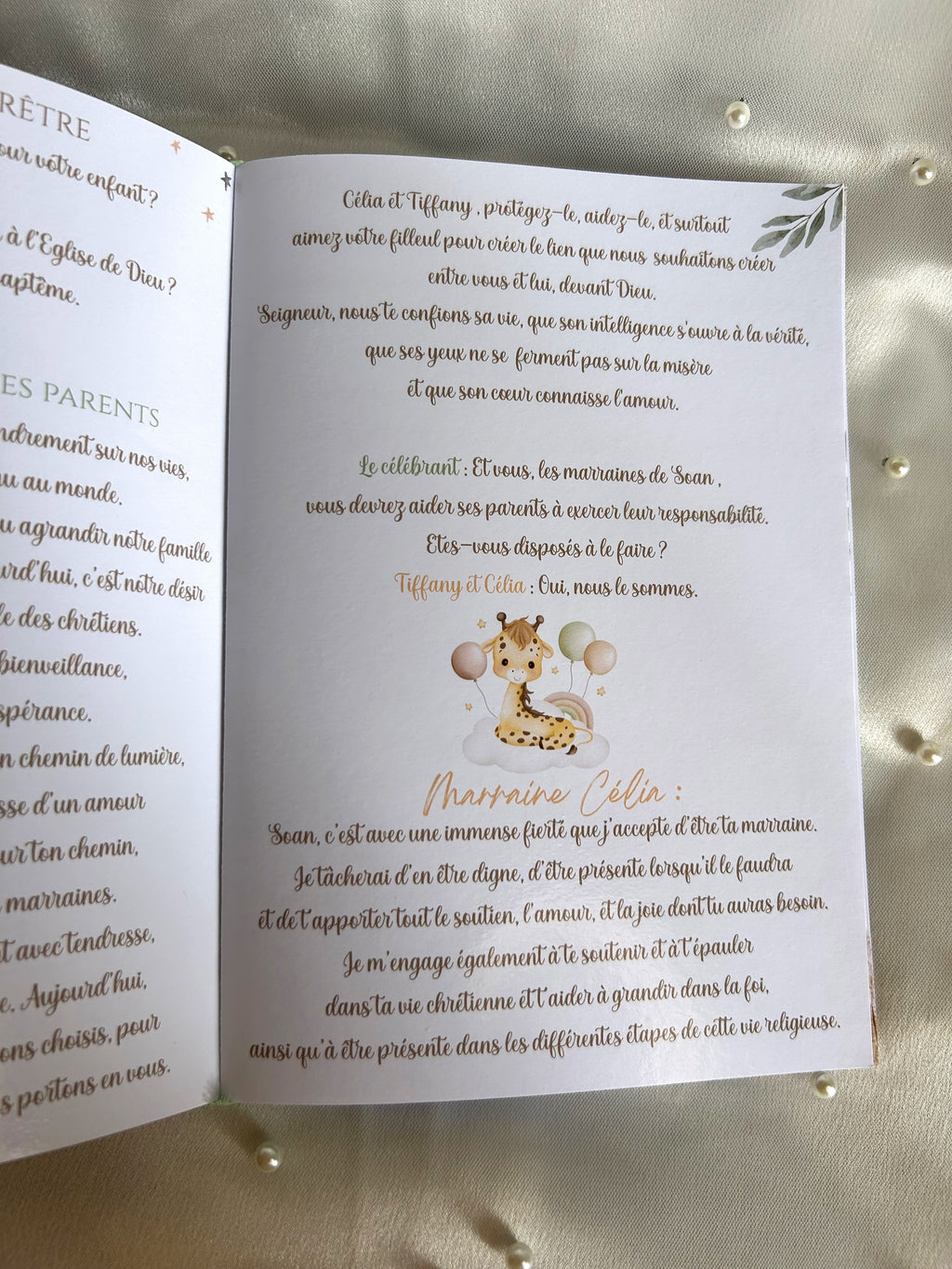 Livret de cérémonie « Balade Champêtre » - Une page après l'autre, l'histoire d'un moment précieux