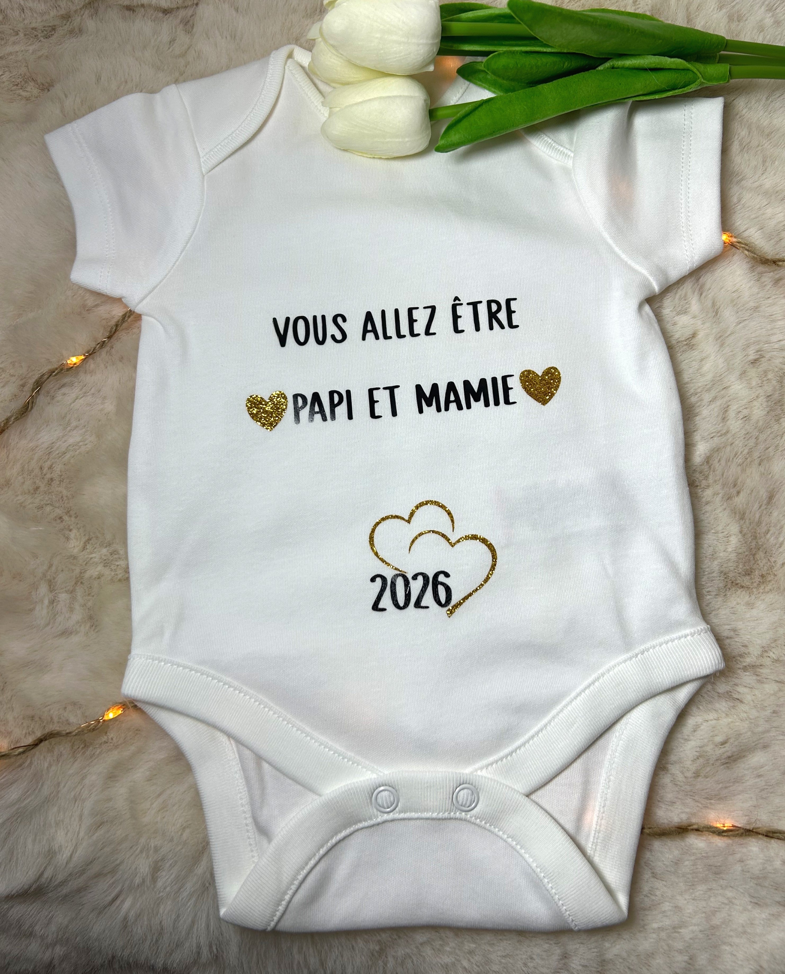 Body « Vous allez être papi et mamie - 2026 »