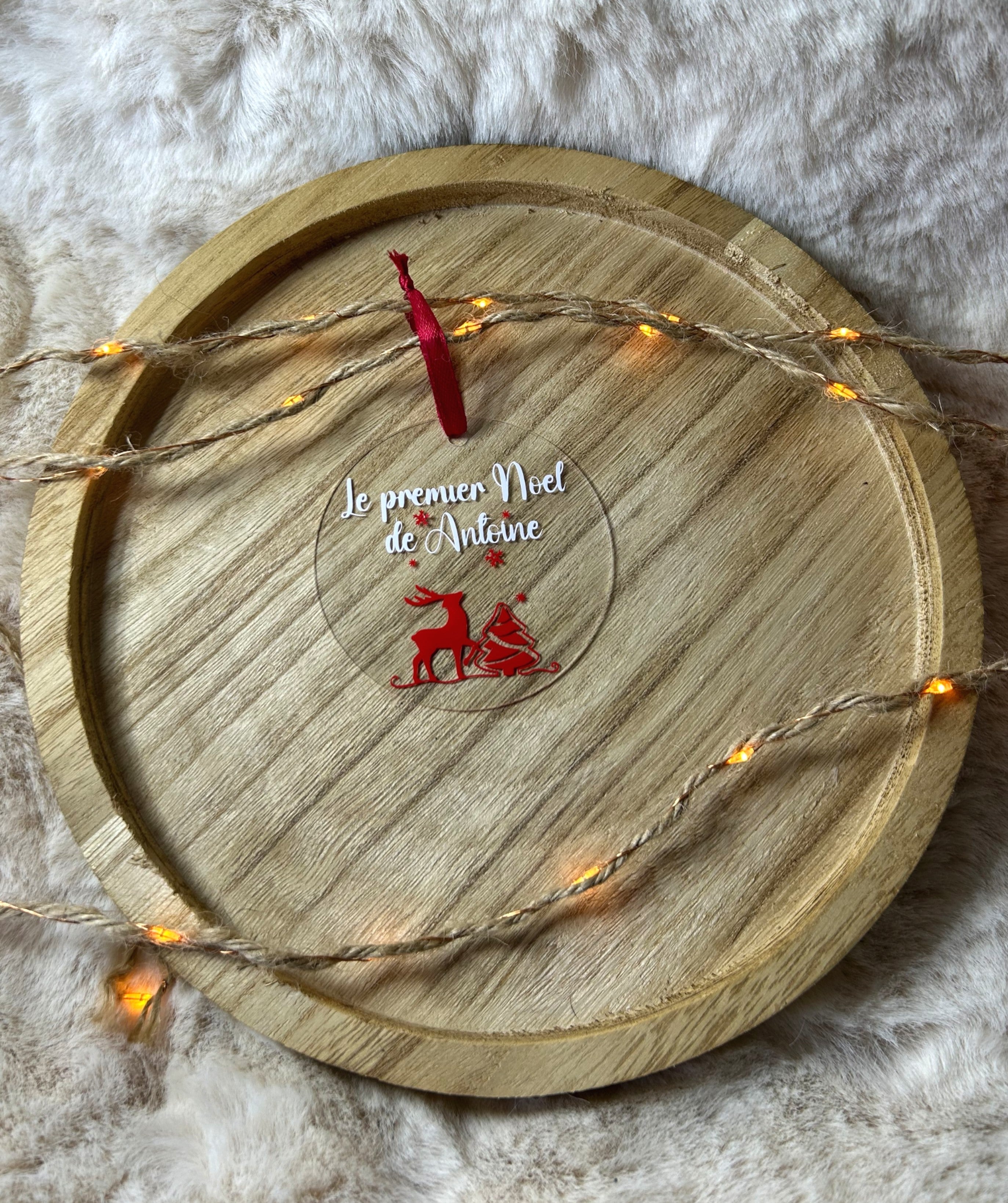 Suspensions de Noël « Mon premier Noël » - Une douce décoration pour célébrer la toute première magie de Noël de bébé