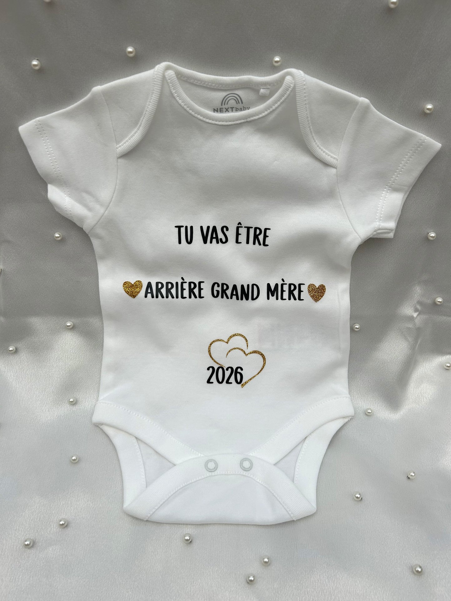 Body annonce grossesse - Quand bébé à tant à dire