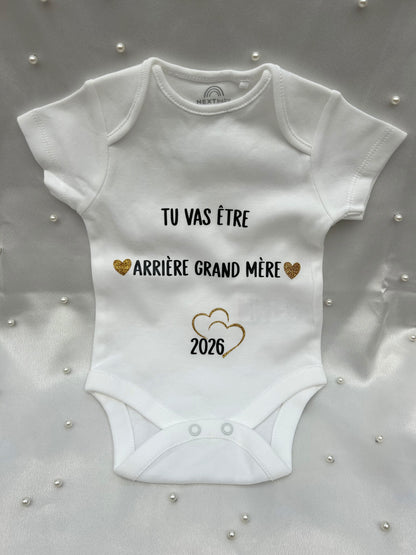 Body annonce grossesse - Quand bébé à tant à dire