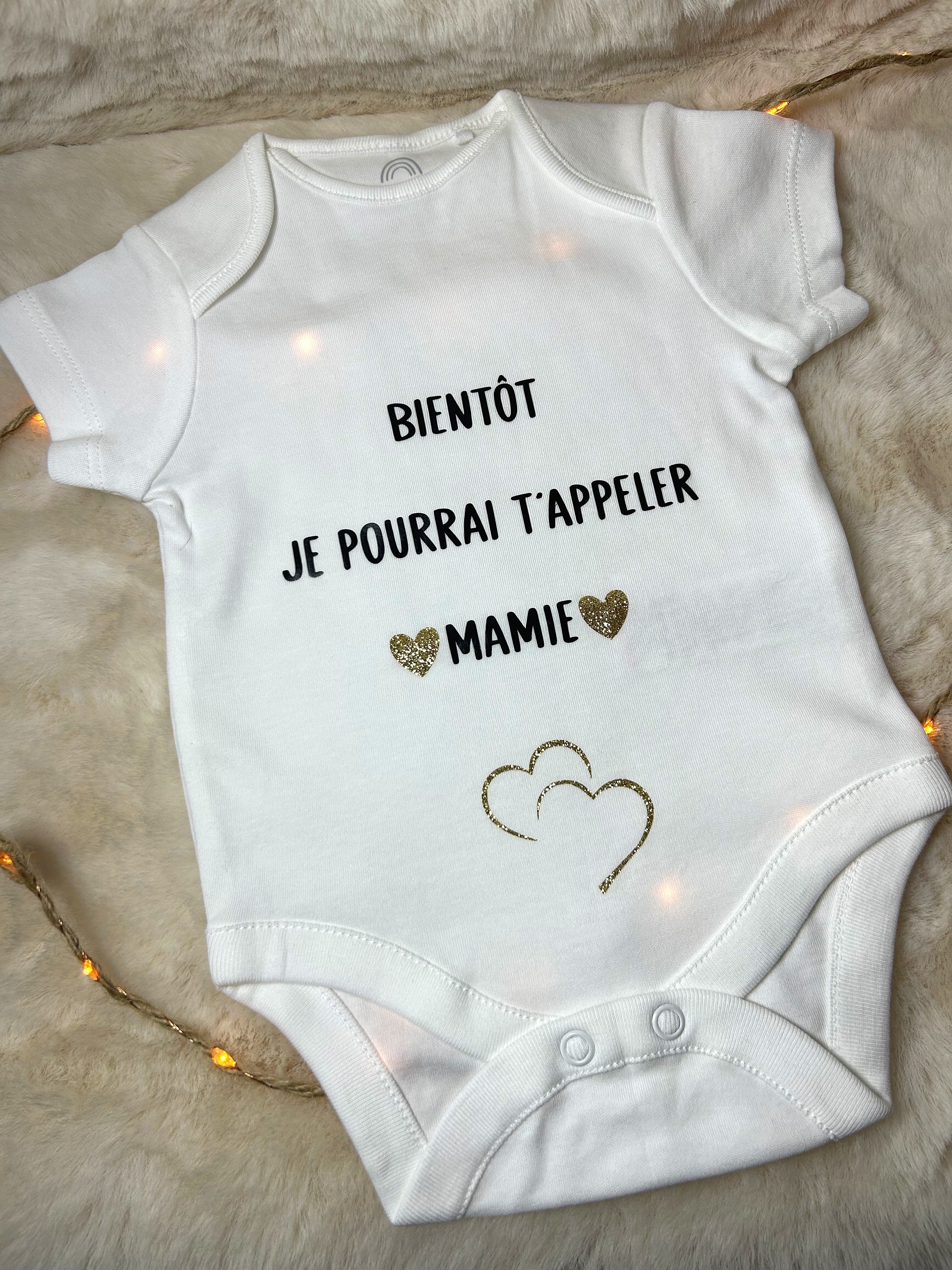 Body « Bientôt je pourrai t'appeler mamie/papi »