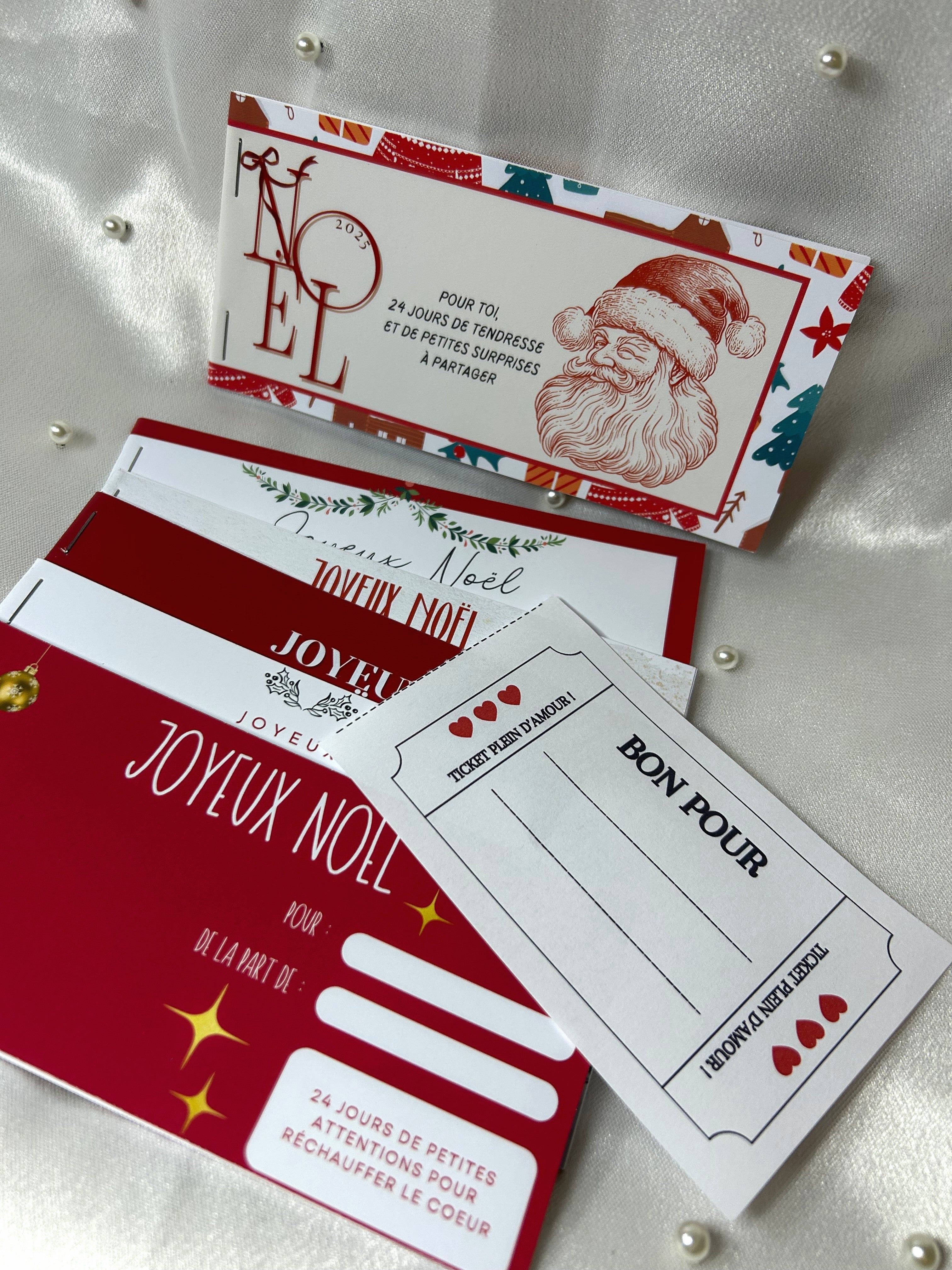 Carnet de bons de l’avent - Un carnet pour patienter jusqu’à Noël, sans jamais perdre la magie.