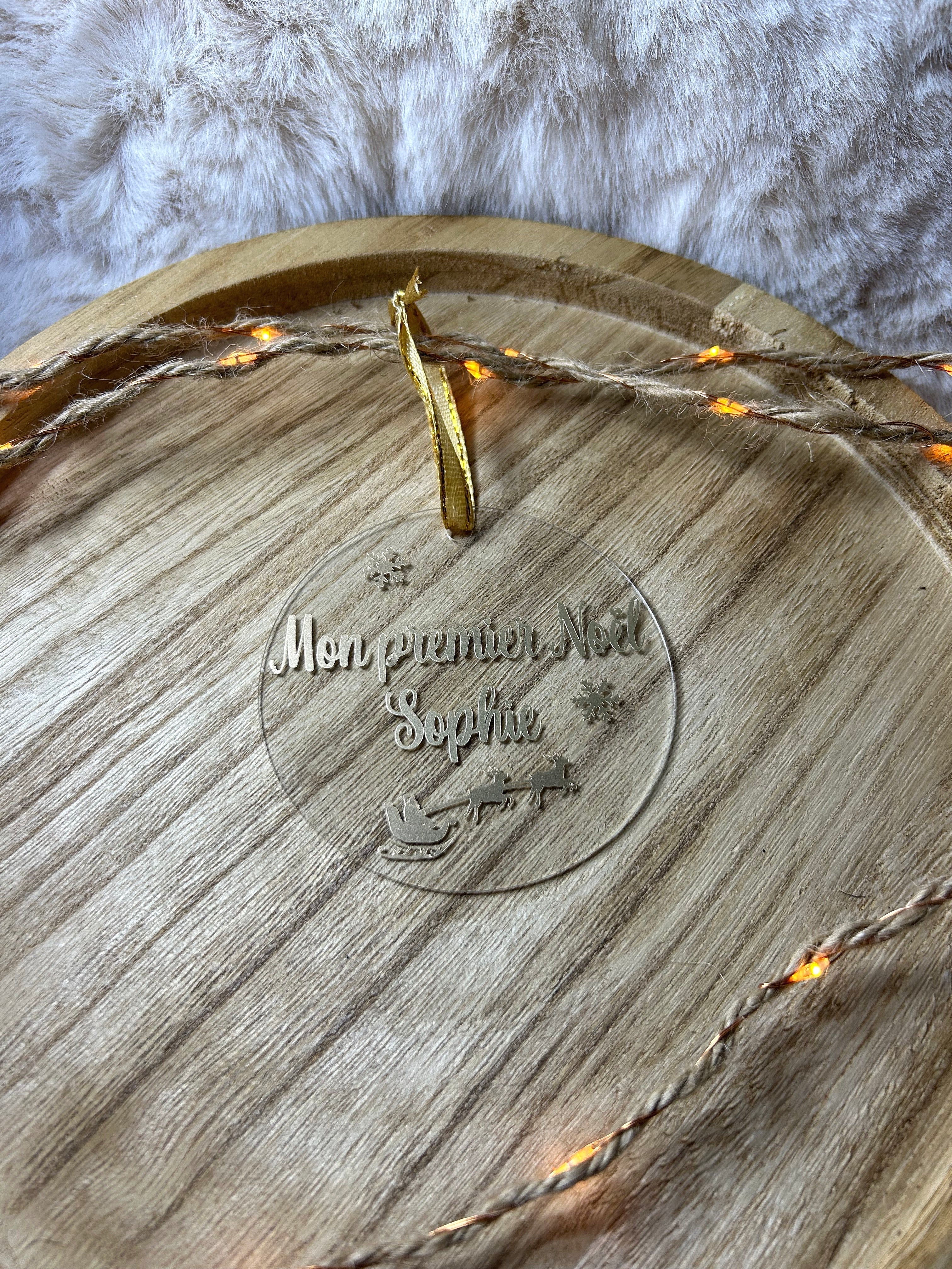 Suspensions de Noël « Mon premier Noël » - Une douce décoration pour célébrer la toute première magie de Noël de bébé