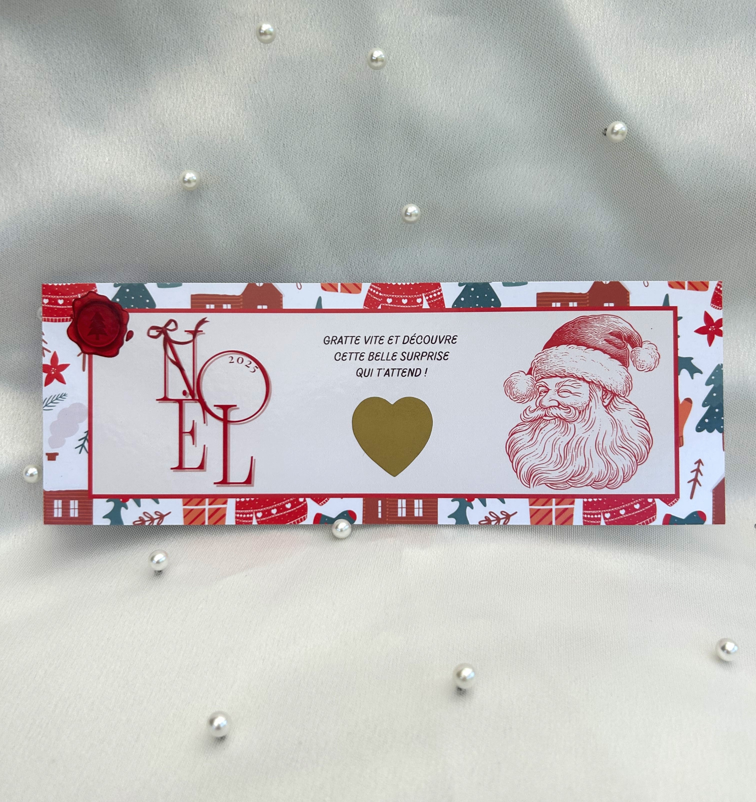 Cartes à gratter spécial Noël