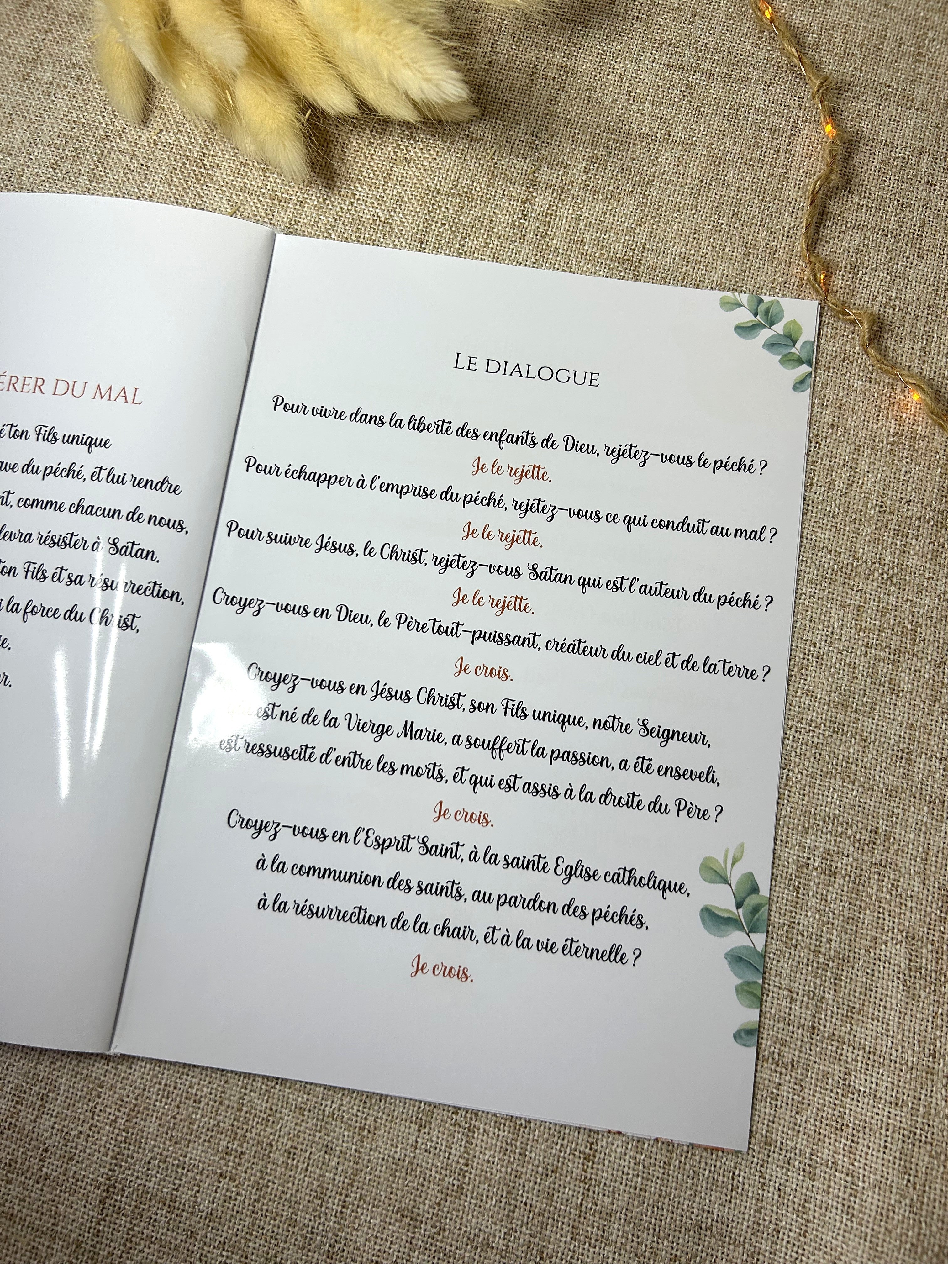Livret de cérémonie « Éclat Terracotta » - Une ambiance bohème et chaleureuse pour accompagner les plus beaux instants de votre cérémonie.