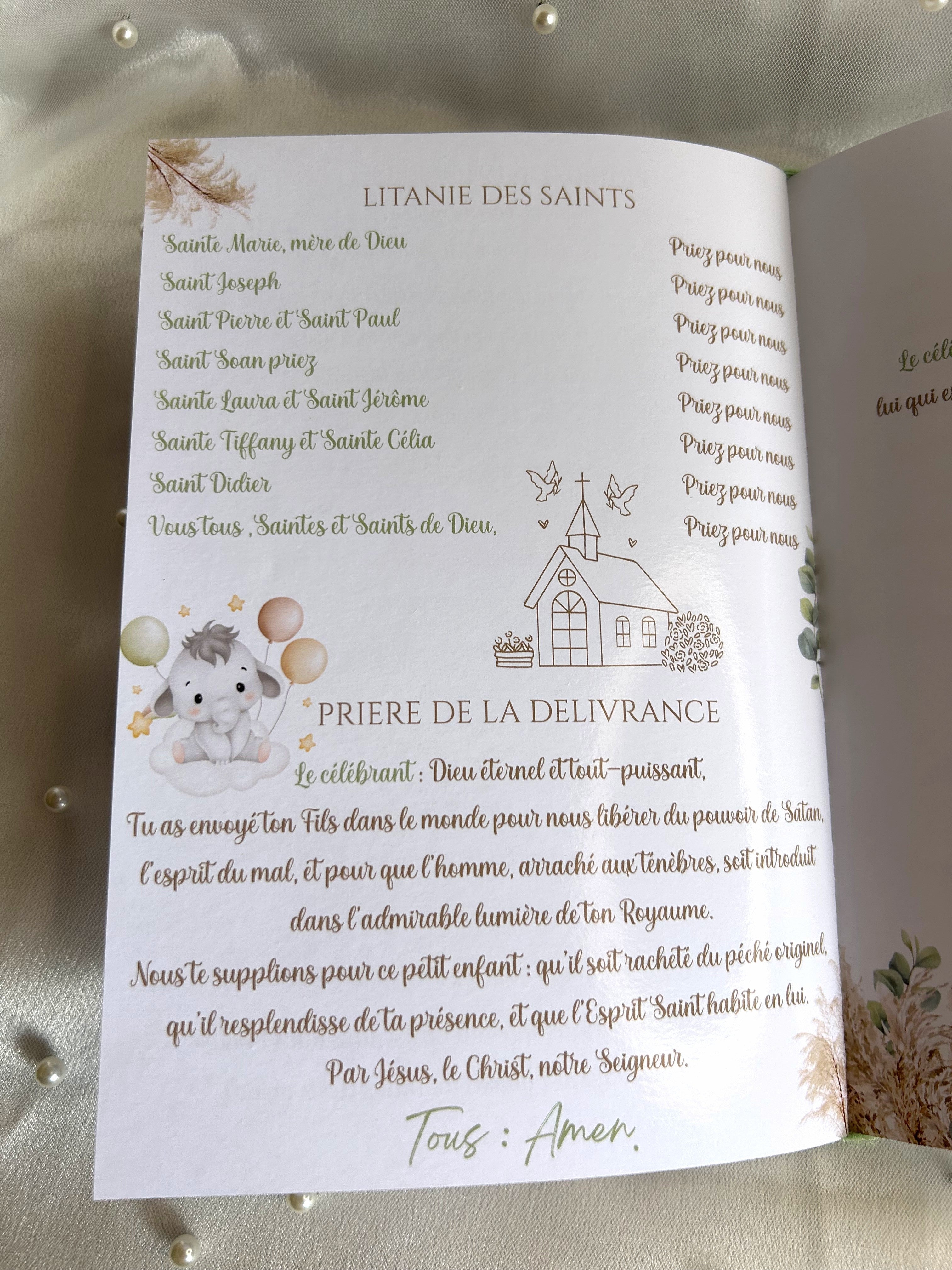 Livret de cérémonie « Balade Champêtre » - Une page après l'autre, l'histoire d'un moment précieux