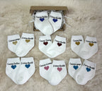 Chaussettes « Message d’annonce » - Un détail tout doux pour annoncer un bonheur à venir.