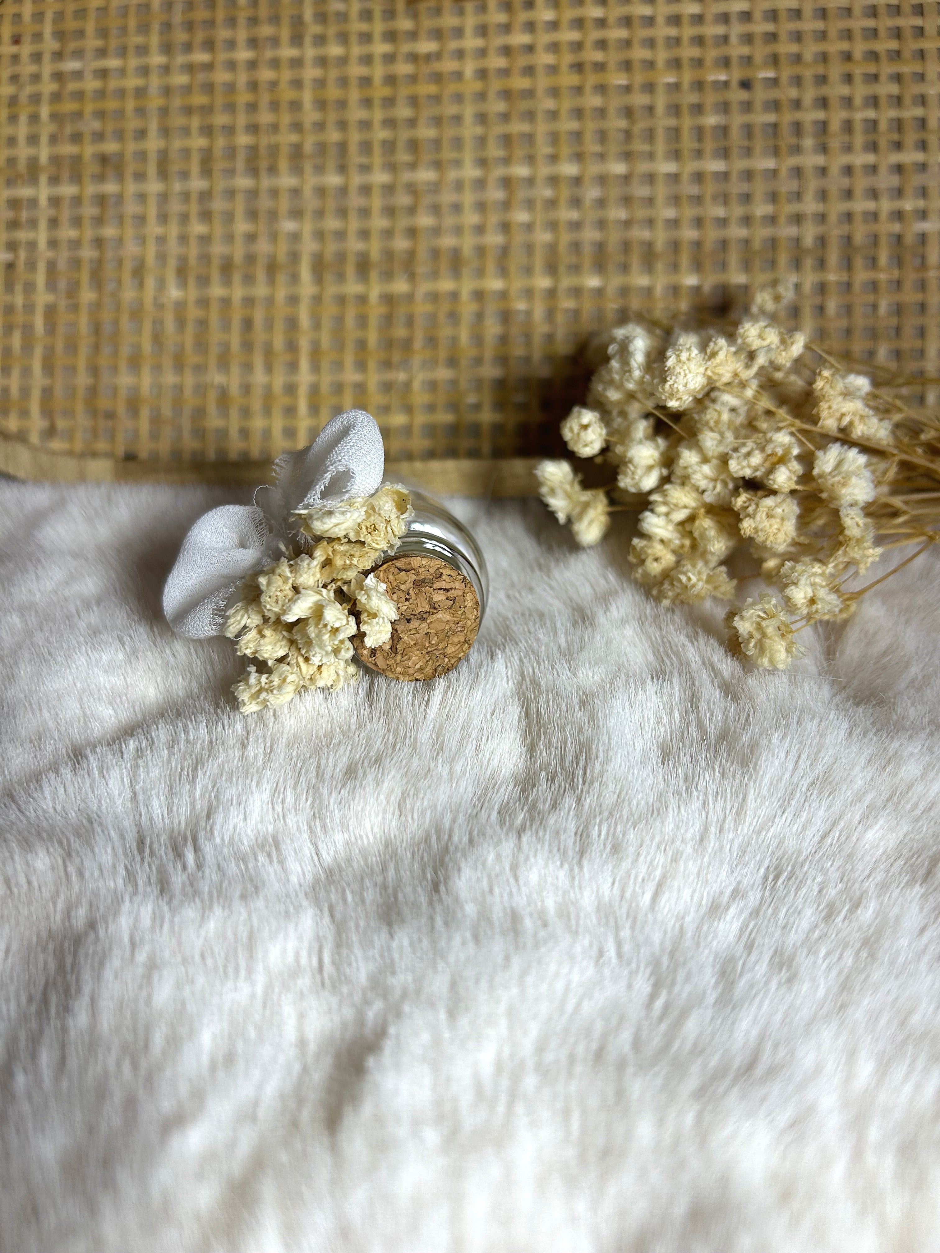 Fiole " Doux présent " - Quelques douceurs, pour un moment à garder précieusement.